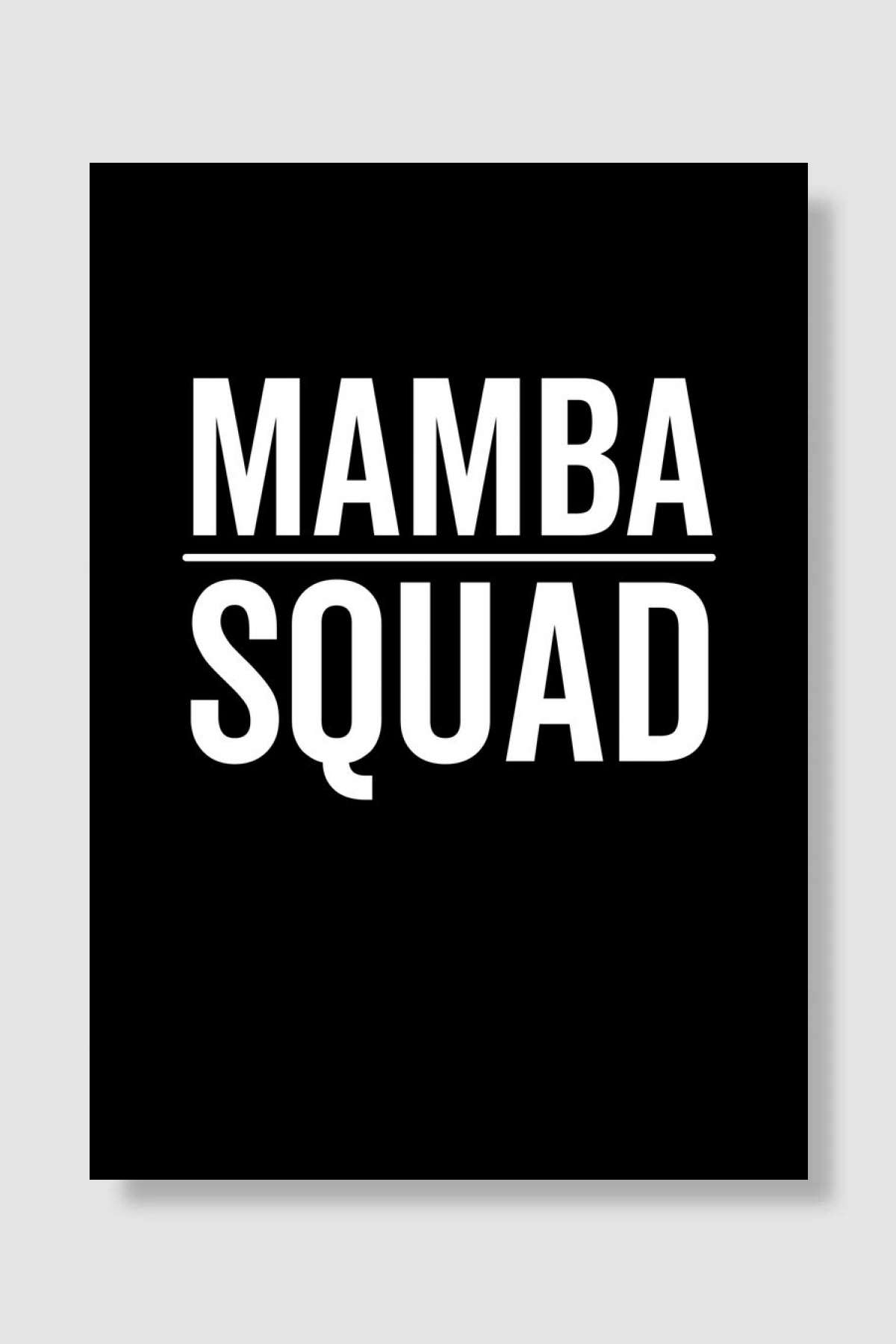 Mamba Squad Müzik Poster Çerçevesiz Yüksek Kalite Müzik Afiş Duvar Poster