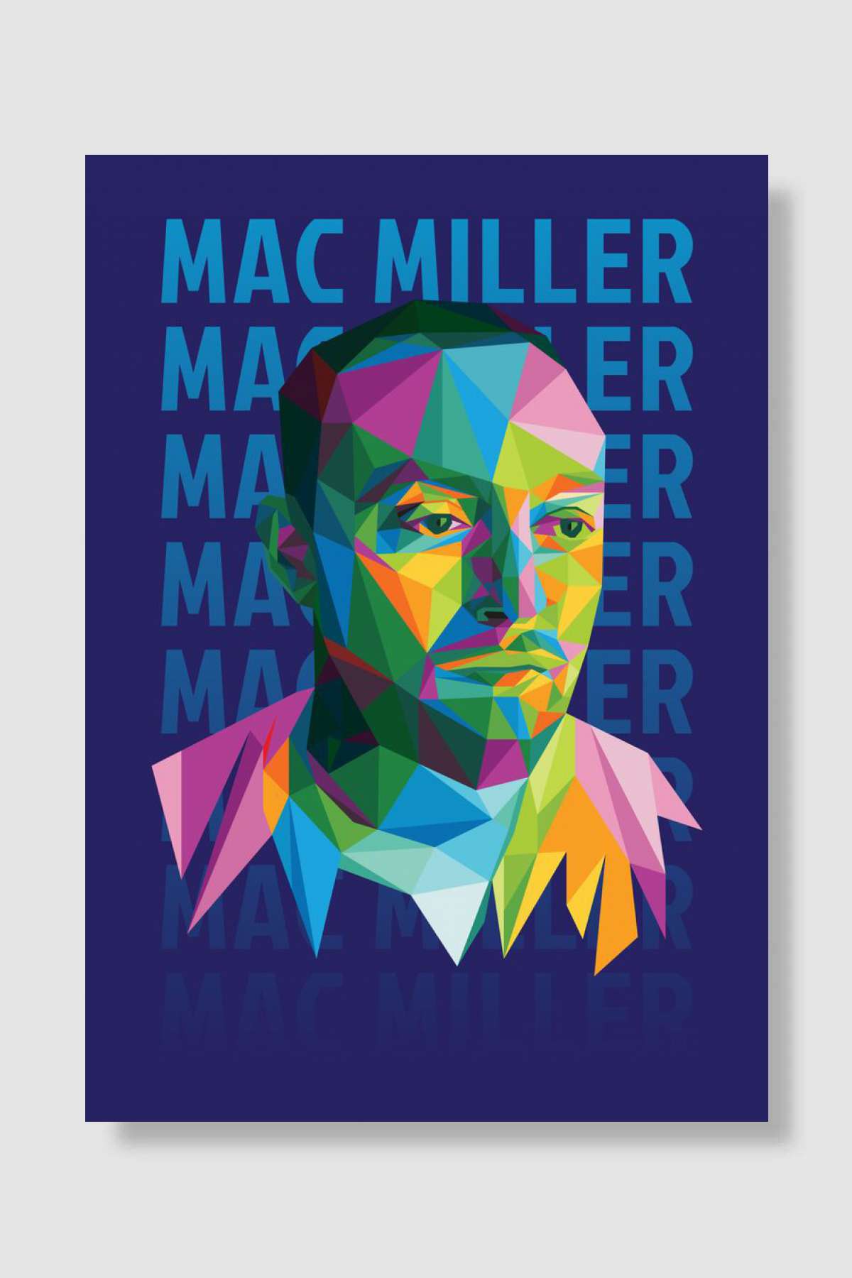Mac Miller Müzik Poster Çerçevesiz Yüksek Kalite Müzik Afiş Duvar Poster