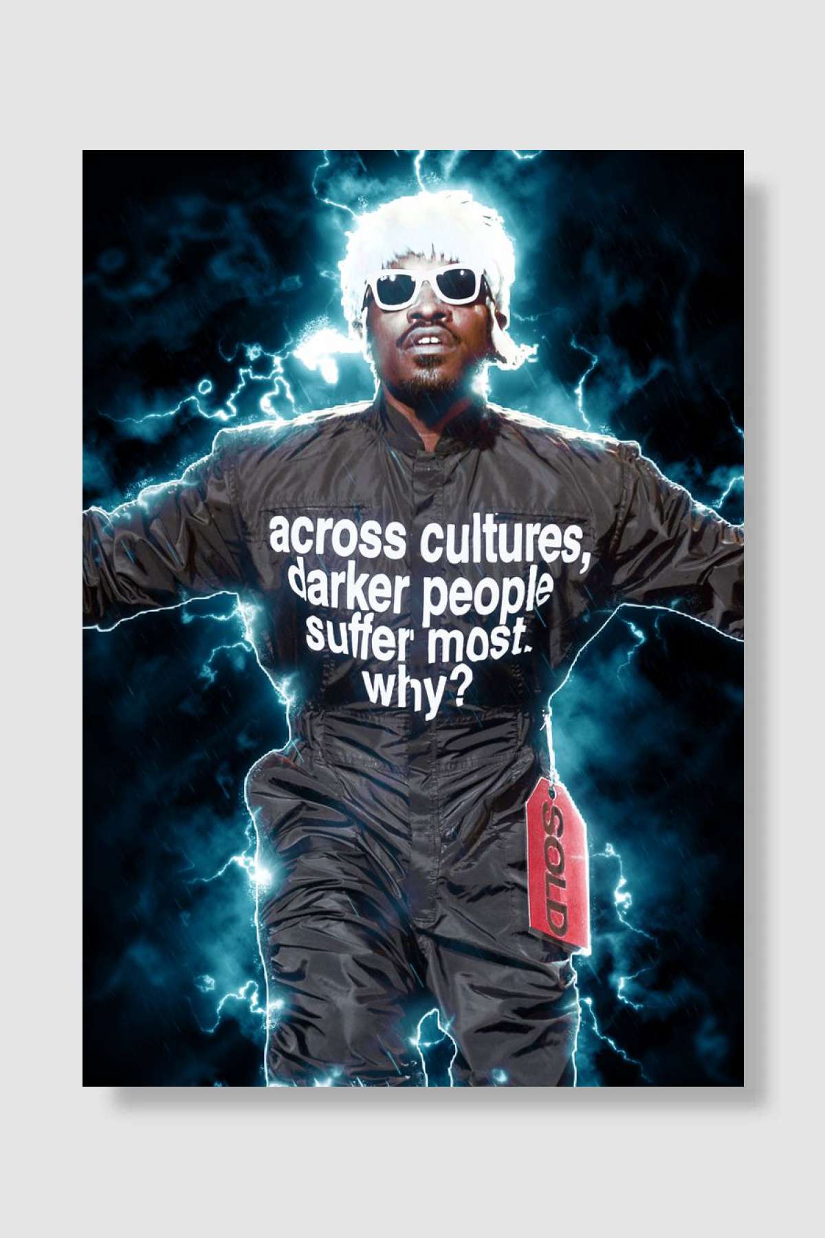 Andre 3000 Müzik Poster Çerçevesiz Yüksek Kalite Müzik Afiş Duvar Poster
