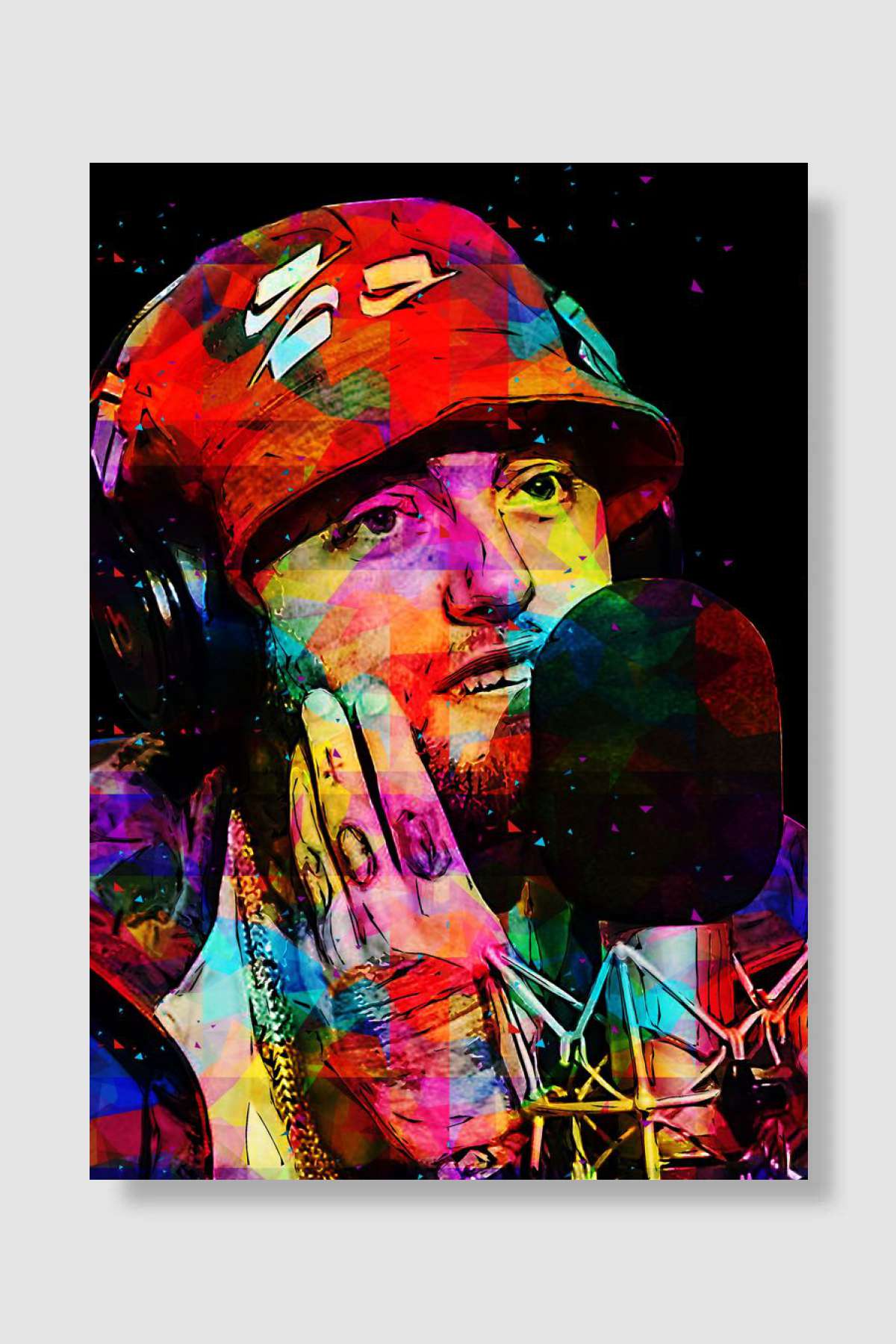 Mac Miller Müzik Poster Çerçevesiz Yüksek Kalite Müzik Afiş Duvar Poster