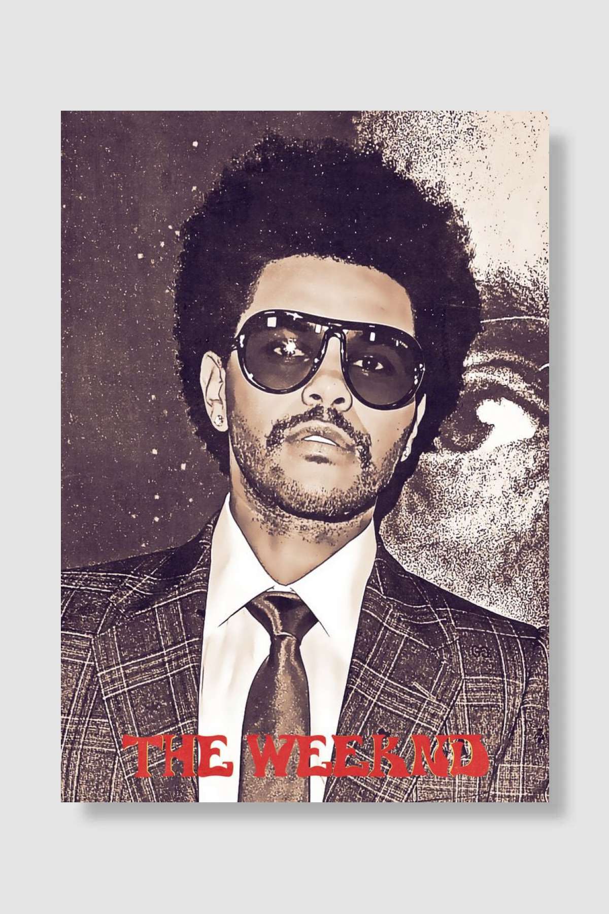 The Weeknd Müzik Poster Çerçevesiz Yüksek Kalite Müzik Afiş Duvar Poster - En İyi Fiyatlarla