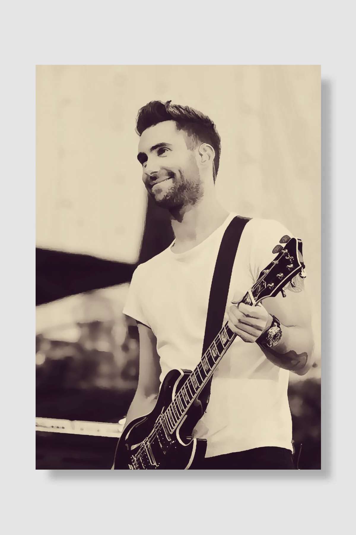 Maron 5 57 Müzik Poster Çerçevesiz Yüksek Kalite Müzik Afiş Duvar Poster - En İyi Fiyatlarla