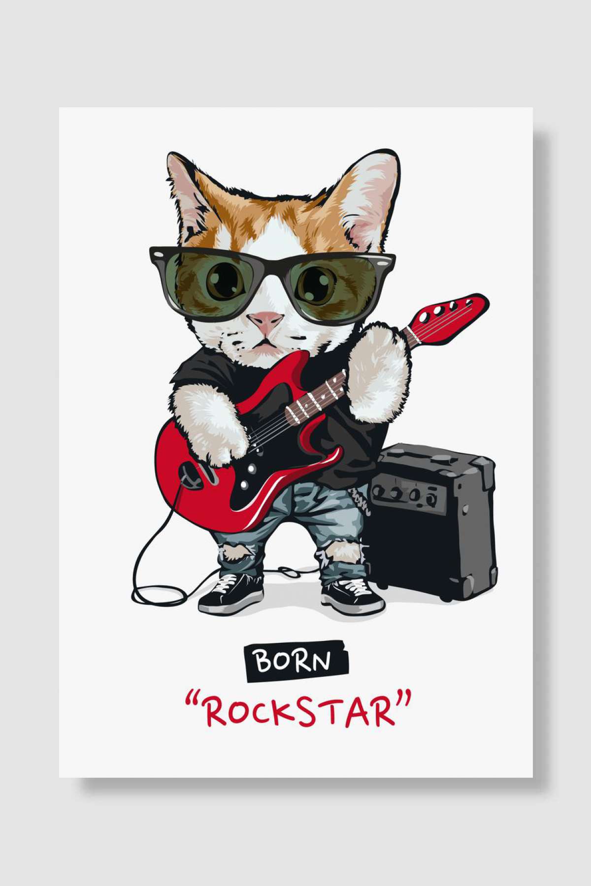 Fun with cats 25 Müzik Poster Çerçevesiz Yüksek Kalite Müzik Afiş Duvar Poster