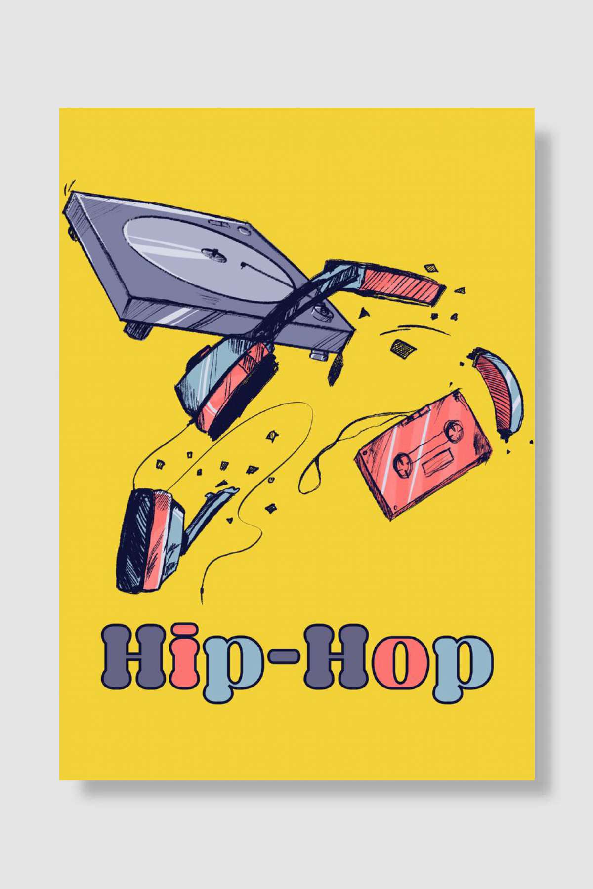 Hip Hop Posters Müzik Poster Çerçevesiz Yüksek Kalite Müzik Afiş Duvar Poster