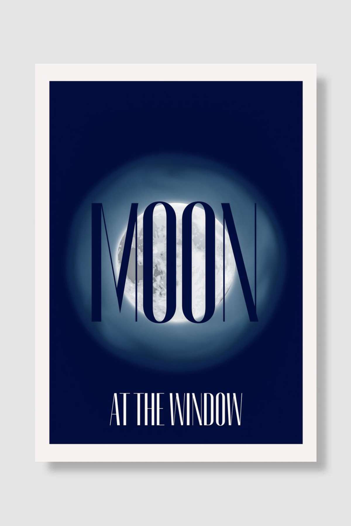 Moon At the Window Müzik Poster Çerçevesiz Yüksek Kalite Müzik Afiş Duvar Poster