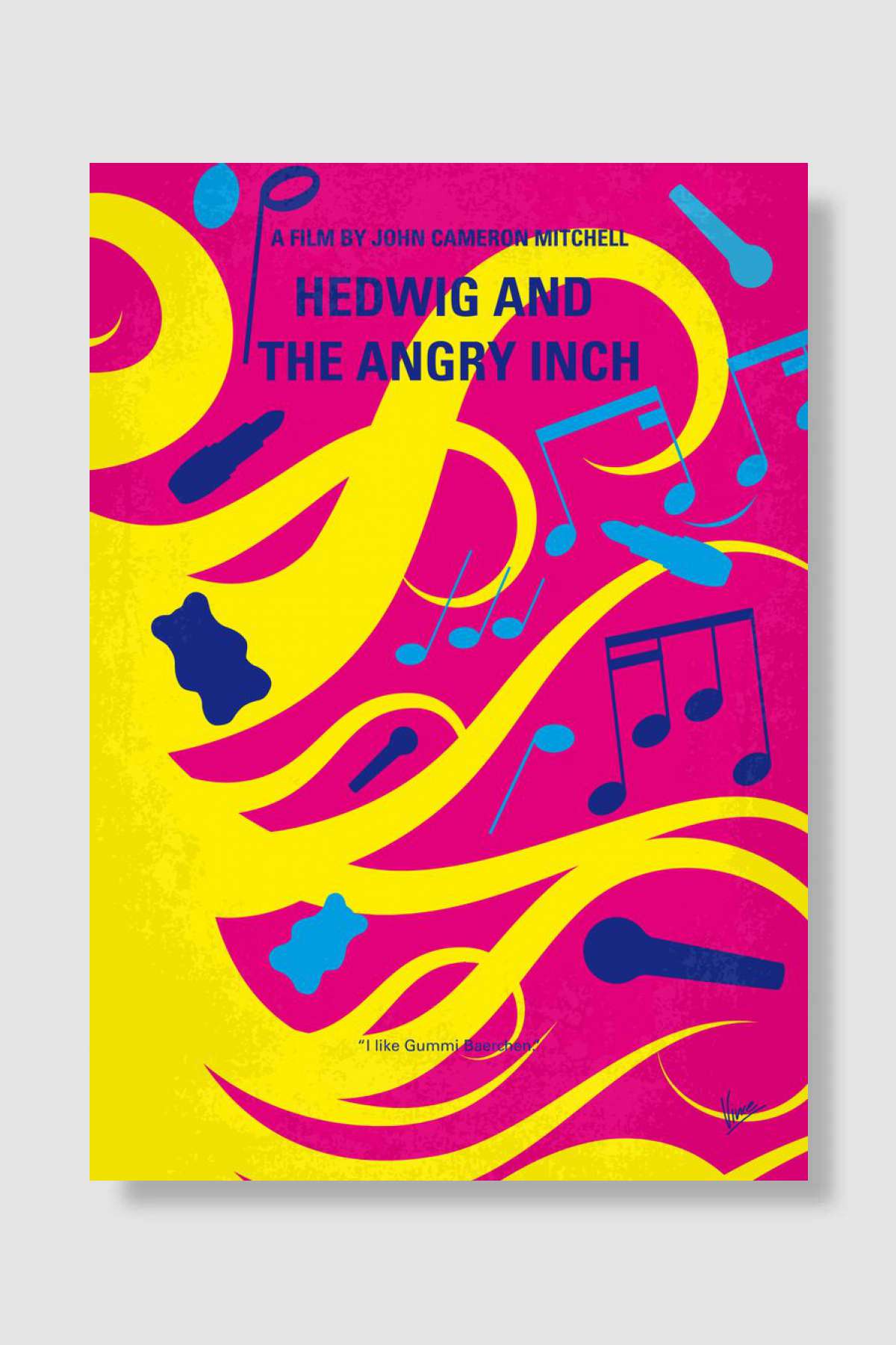 No1046 Hedwig Angry Inch Müzik Poster Çerçevesiz Yüksek Kalite Müzik Afiş Duvar Poster
