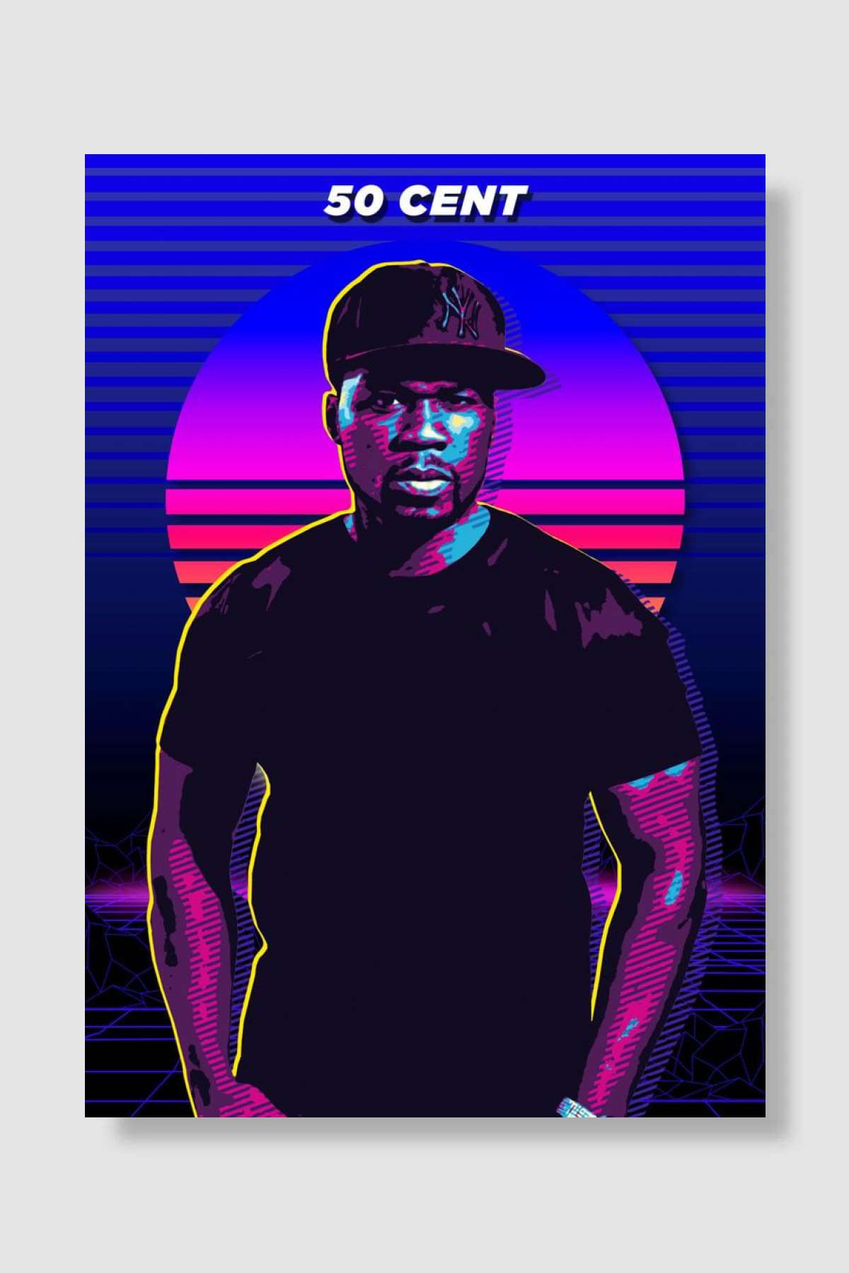 50 cent Müzik Poster Çerçevesiz Yüksek Kalite Müzik Afiş Duvar Poster