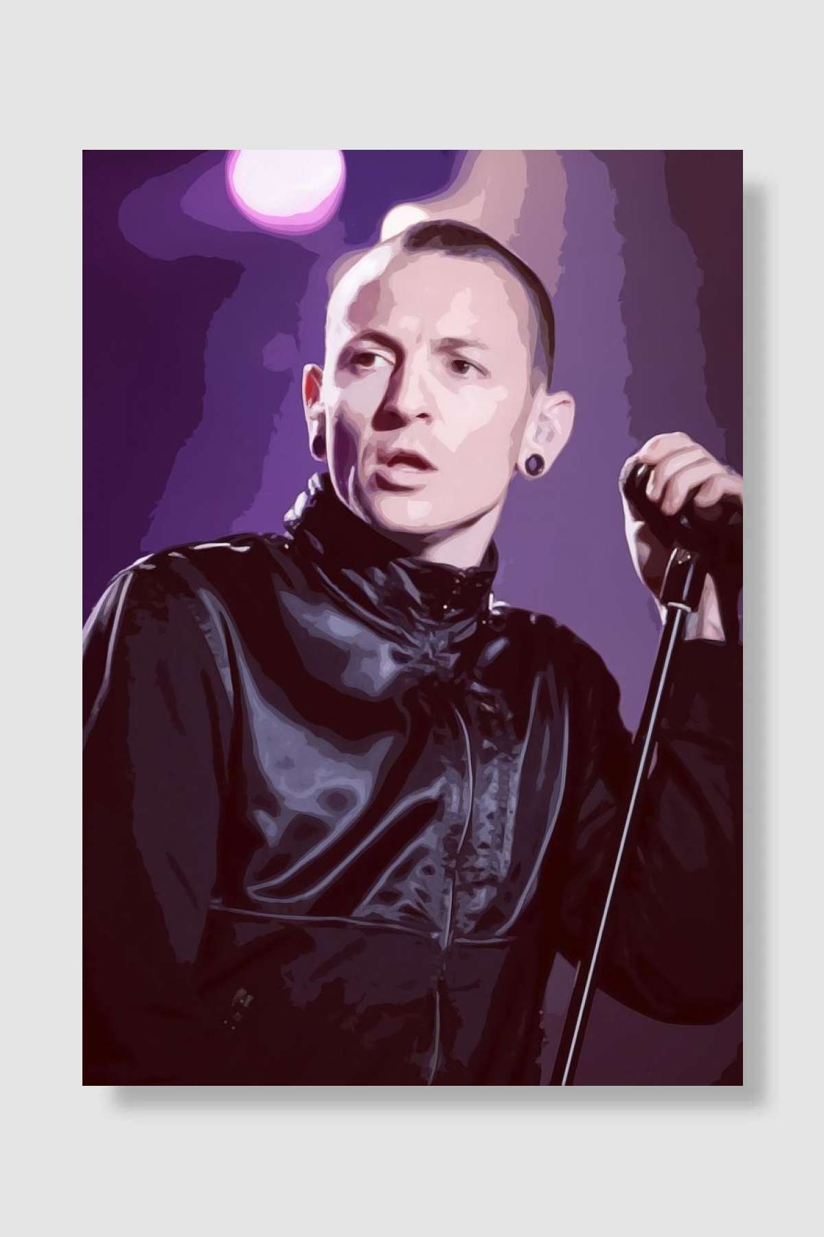Chester Linkin Park Müzik Poster Çerçevesiz Yüksek Kalite Müzik Afiş Duvar Poster