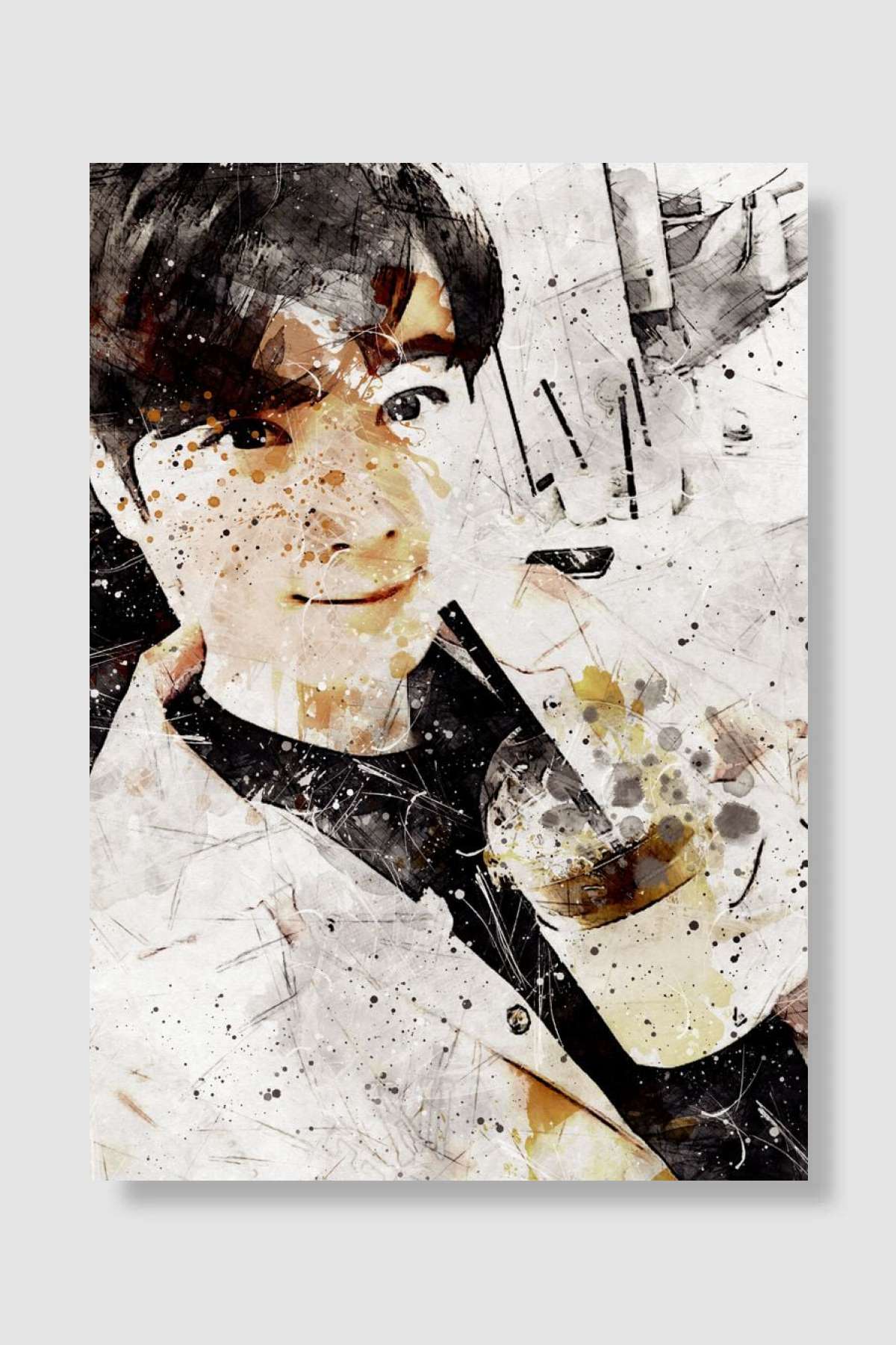 Cha Eun Woo Idol Kpop Müzik Poster Çerçevesiz Yüksek Kalite Müzik Afiş Duvar Poster