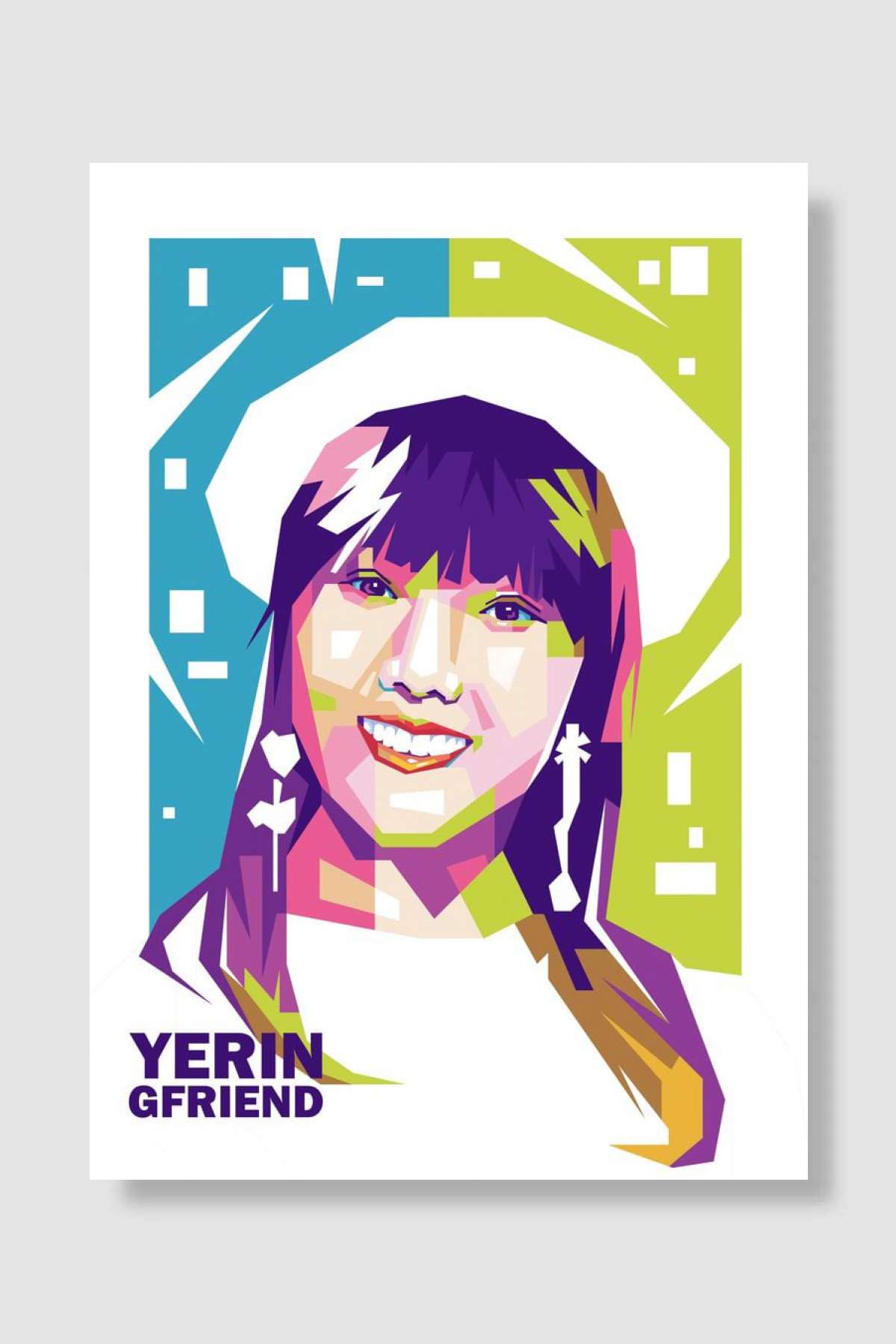 GFRIEND YERIN Müzik Poster Çerçevesiz Yüksek Kalite Müzik Afiş Duvar Poster