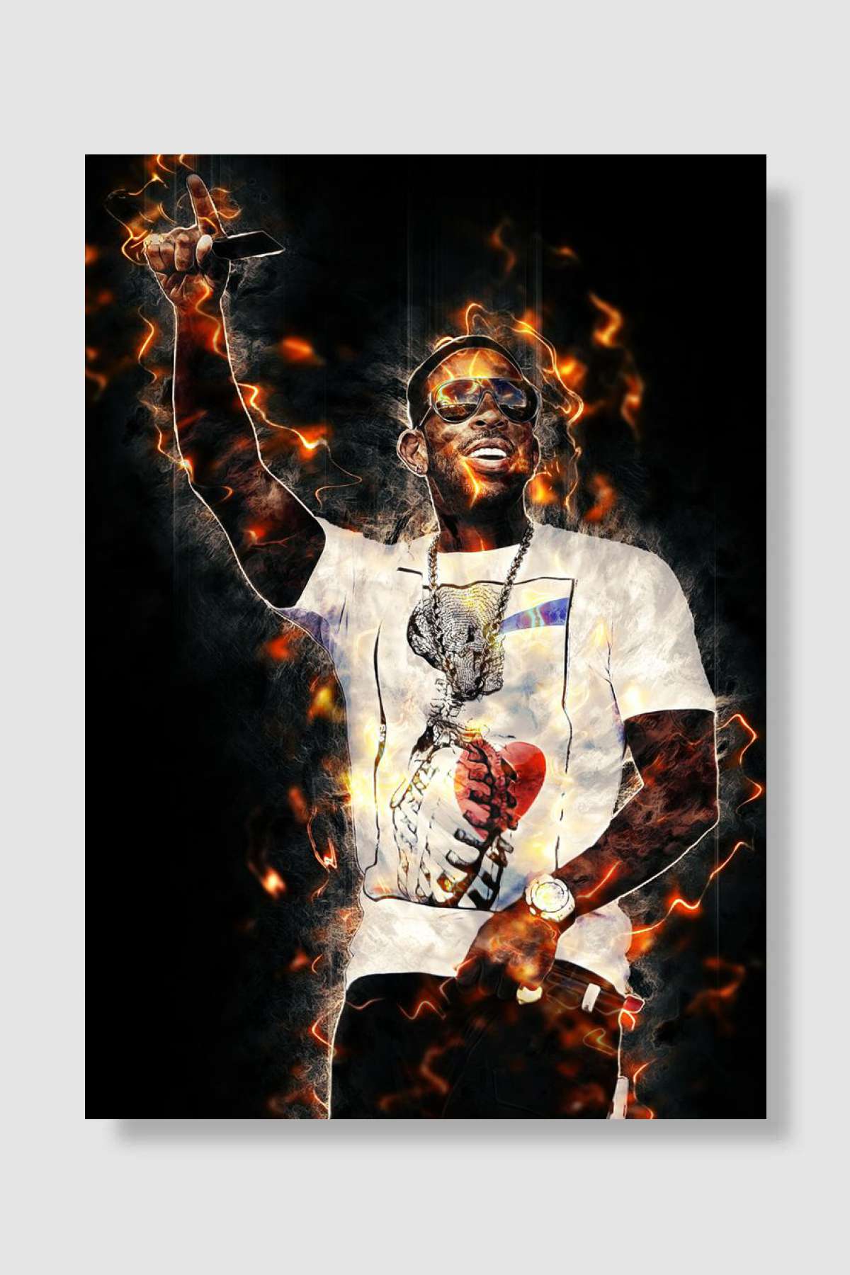 Ludacris Müzik Poster Çerçevesiz Yüksek Kalite Müzik Afiş Duvar Poster - En İyi Fiyatlarla