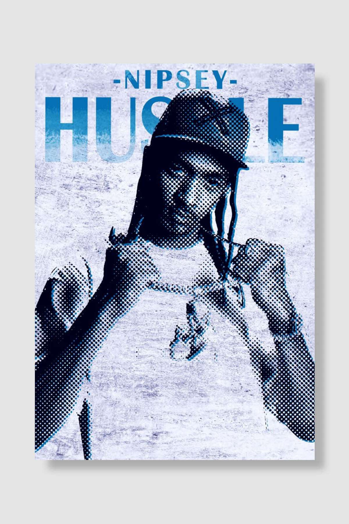 Nipsey Hussle Müzik Poster Çerçevesiz Yüksek Kalite Müzik Afiş Duvar Poster