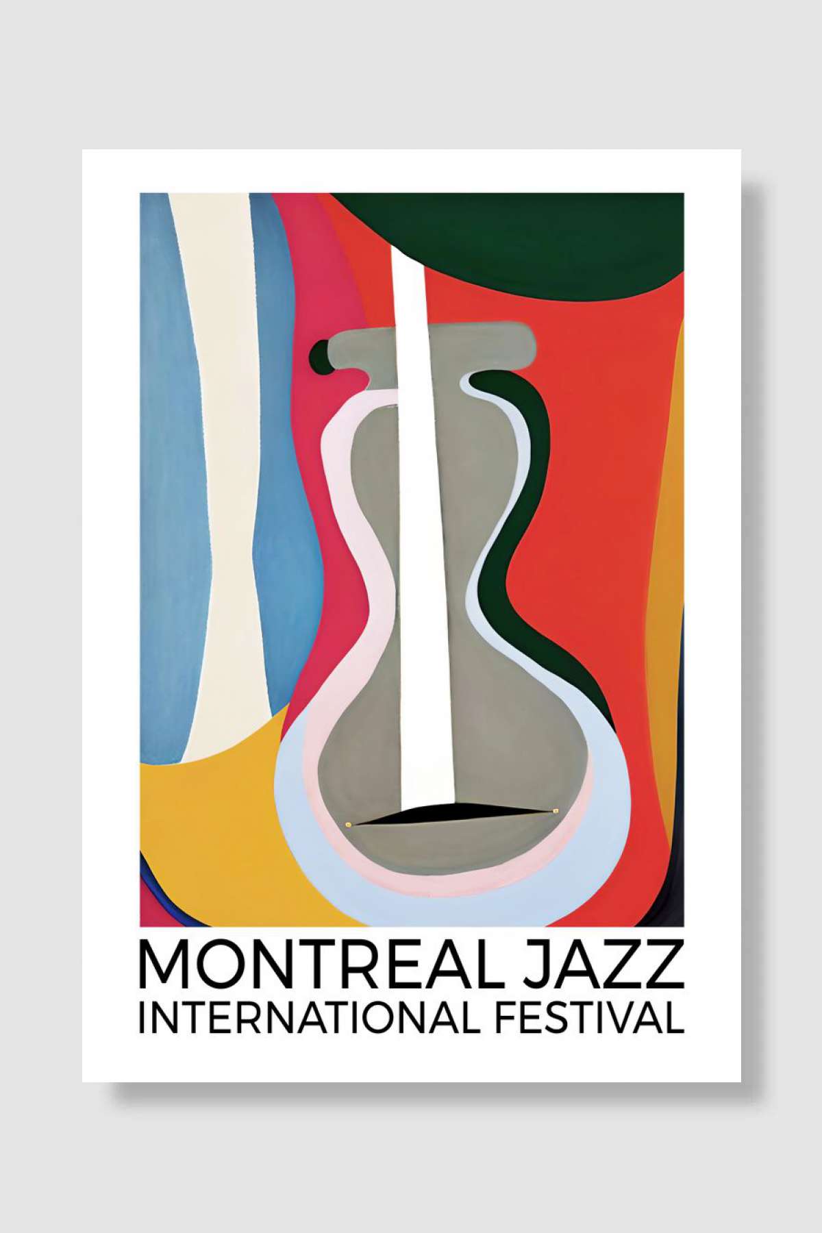 Montreal Jazz Festival Müzik Poster Çerçevesiz Yüksek Kalite Müzik Afiş Duvar Poster