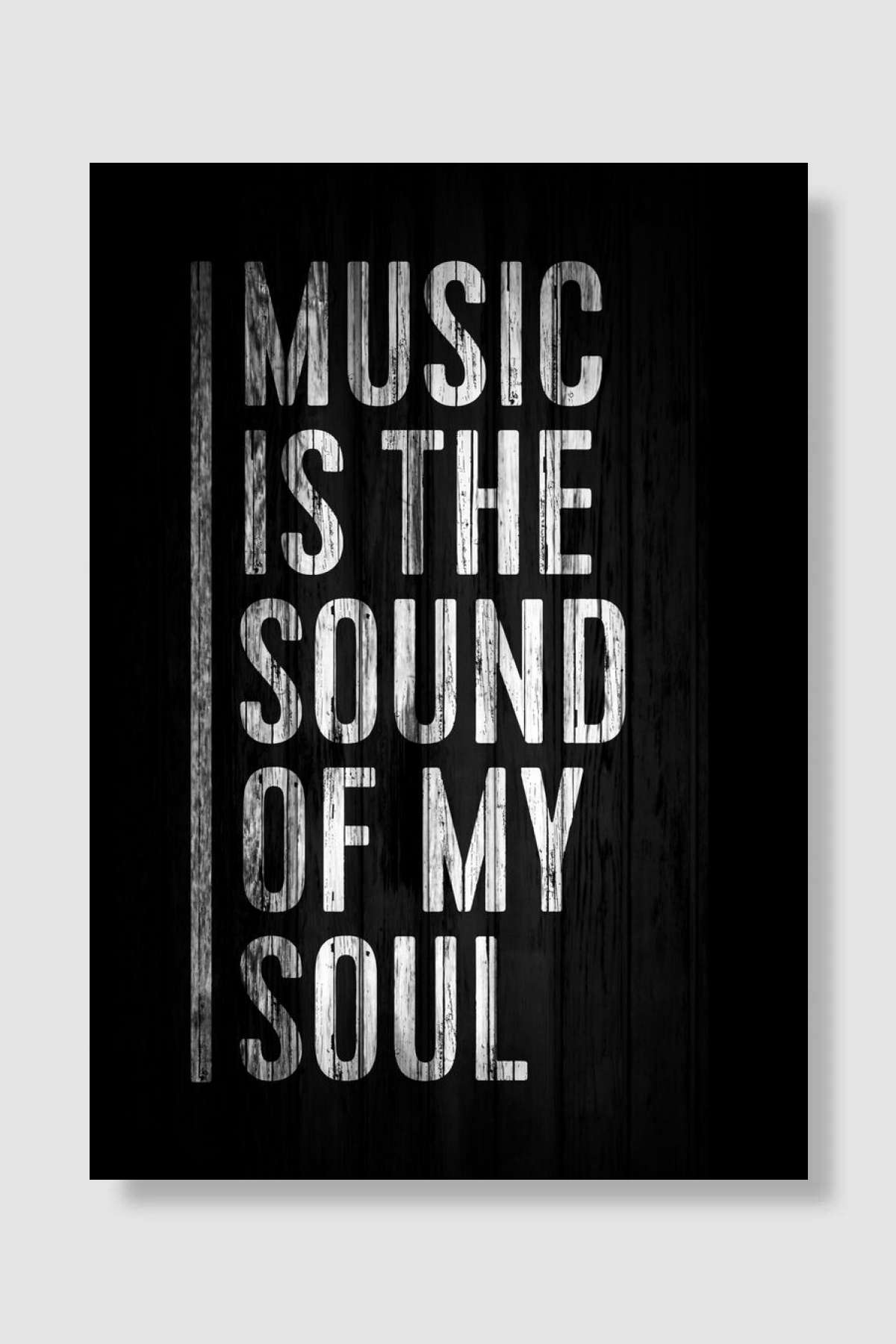 Quotes about Music Müzik Poster Çerçevesiz Yüksek Kalite Müzik Afiş Duvar Poster