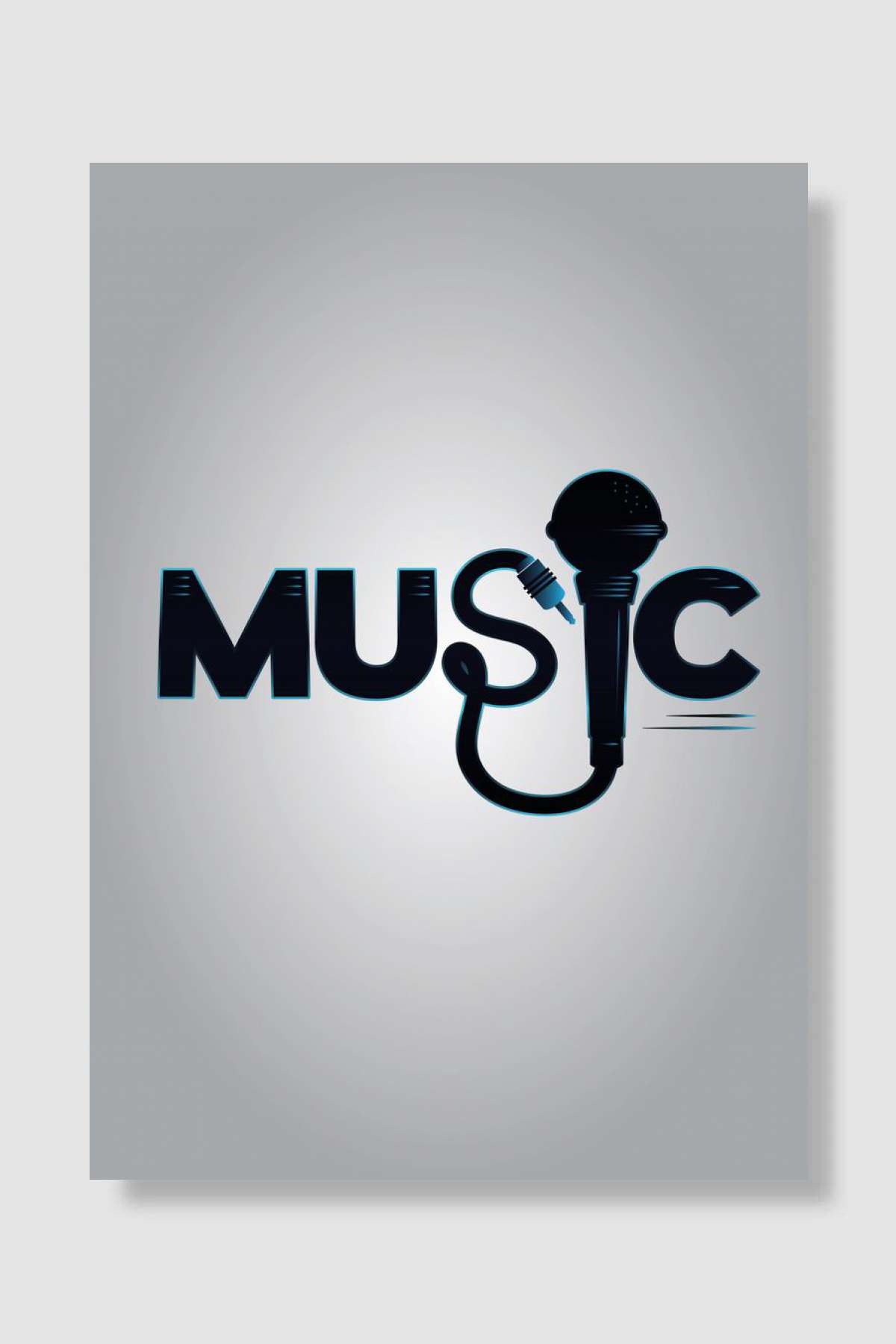 Music simple Müzik Poster Çerçevesiz Yüksek Kalite Müzik Afiş Duvar Poster - En İyi Fiyatlarla