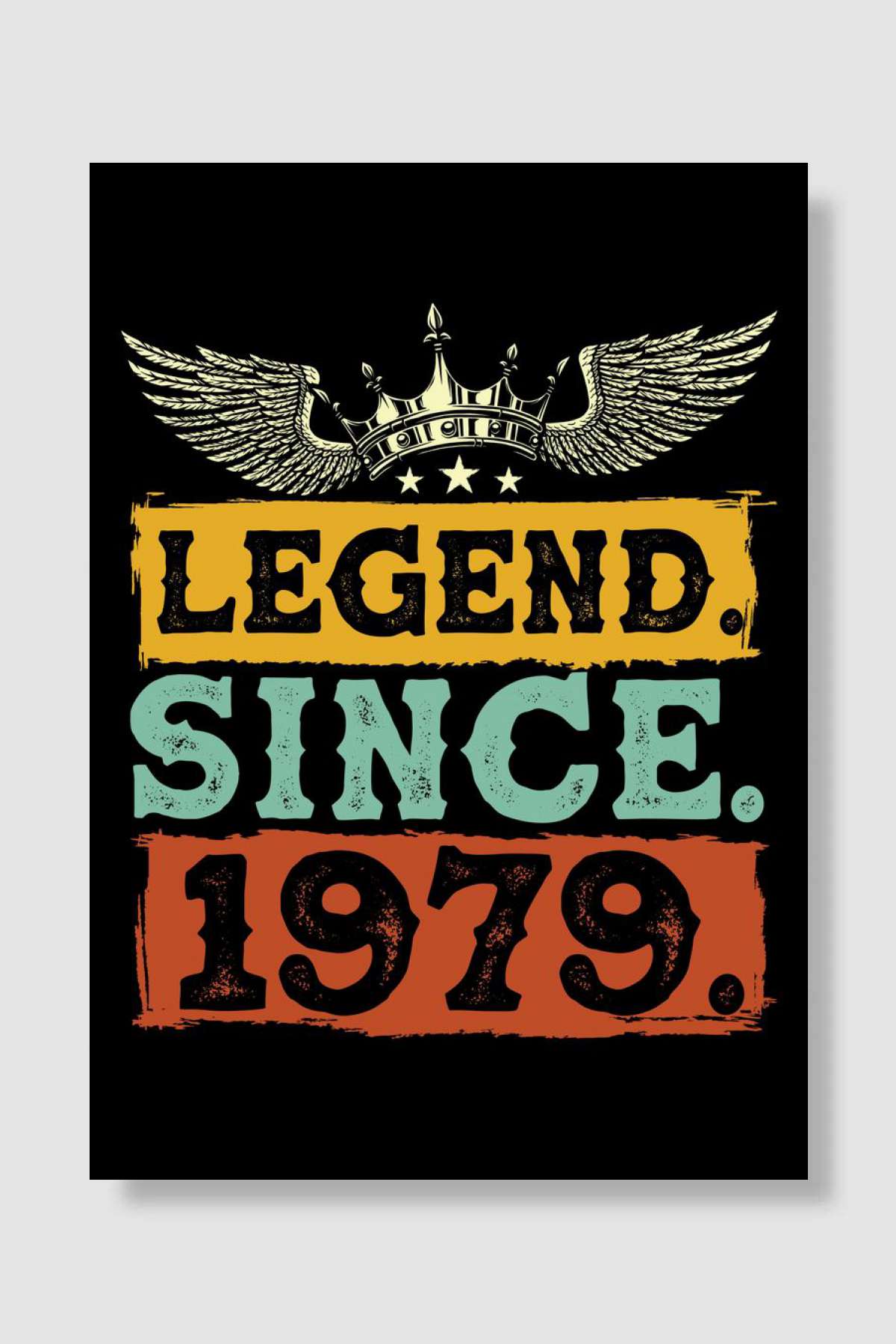 Legend Since 1979 Müzik Poster Çerçevesiz Yüksek Kalite Müzik Afiş Duvar Poster
