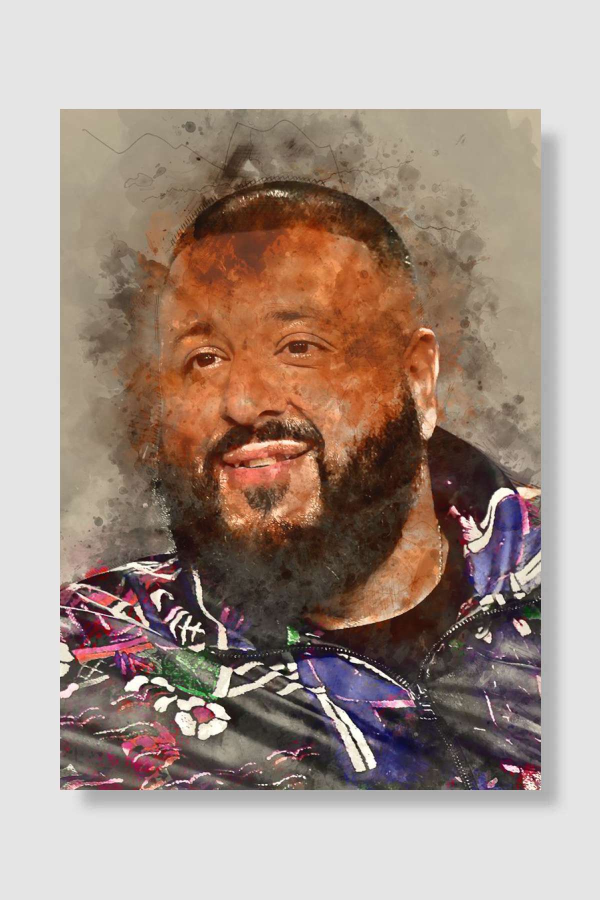 DJ Khaled Müzik Poster Çerçevesiz Yüksek Kalite Müzik Afiş Duvar Poster