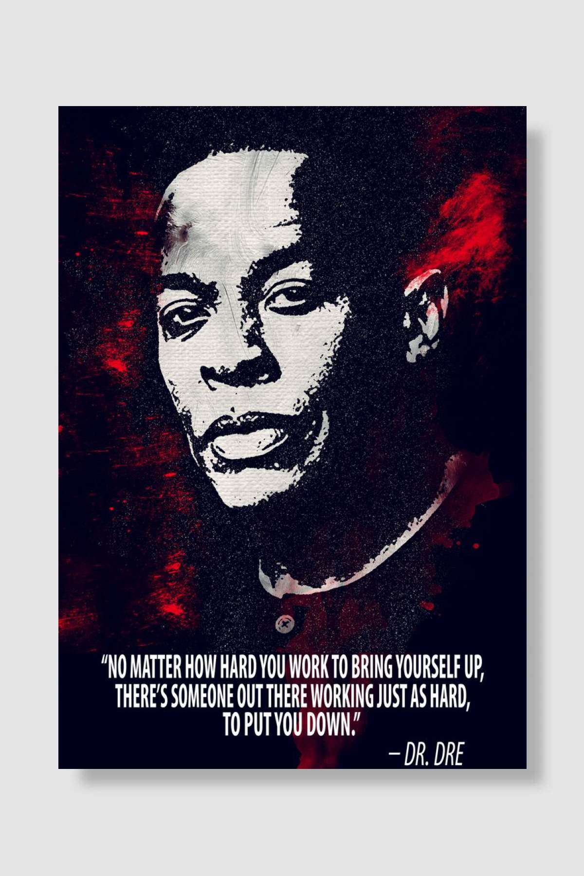 Dr Dre Müzik Poster Çerçevesiz Yüksek Kalite Müzik Afiş Duvar Poster