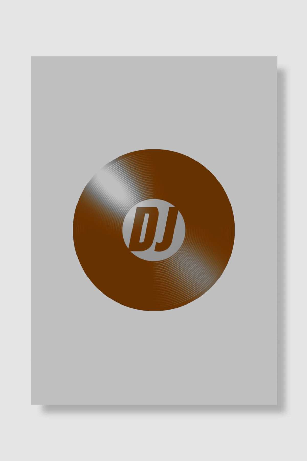 RETRO DJ DISC Müzik Poster Çerçevesiz Yüksek Kalite Müzik Afiş Duvar Poster