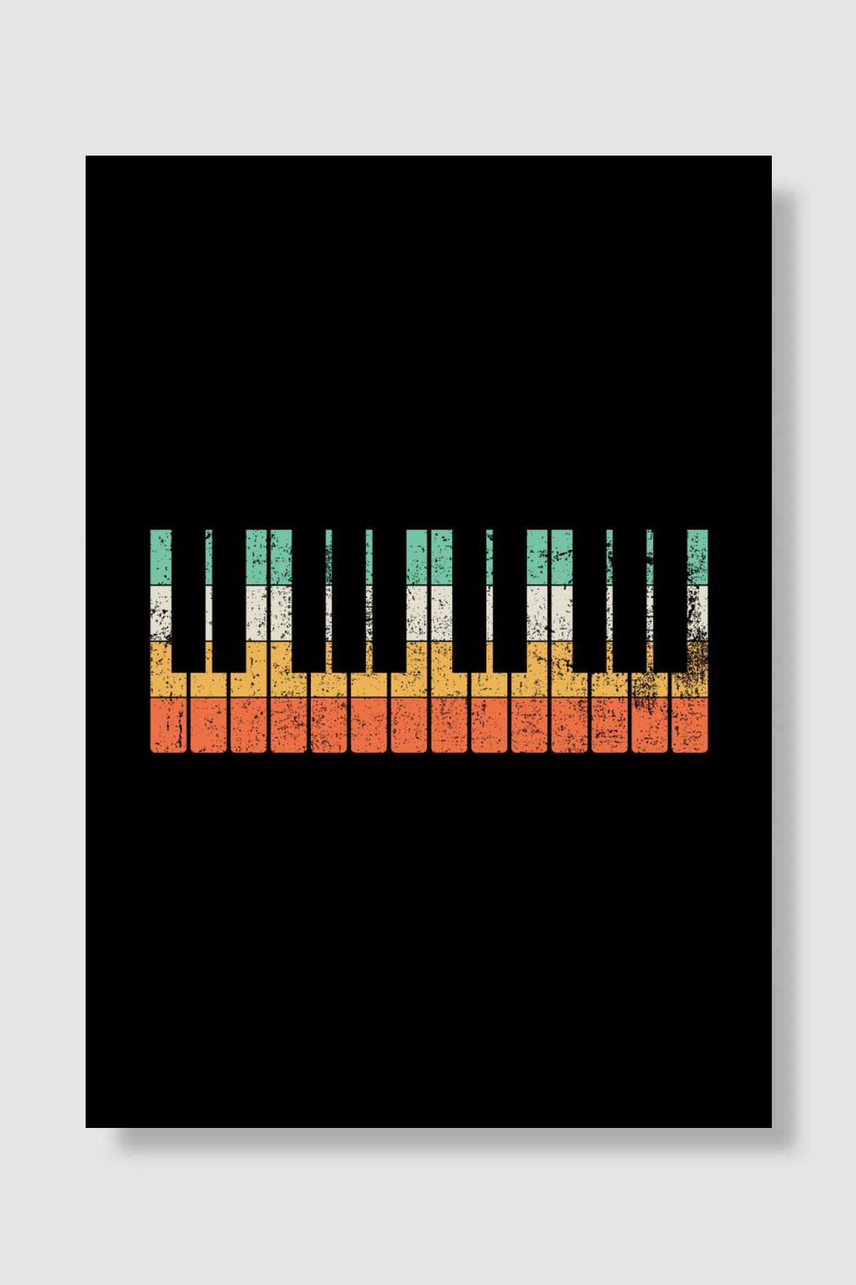 Piano Pianist Müzik Poster Çerçevesiz Yüksek Kalite Müzik Afiş Duvar Poster
