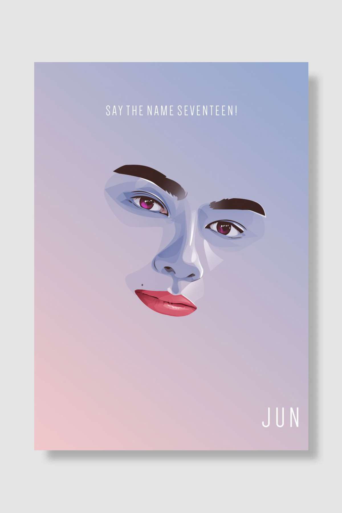 SVT JUN Müzik Poster Çerçevesiz Yüksek Kalite Müzik Afiş Duvar Poster