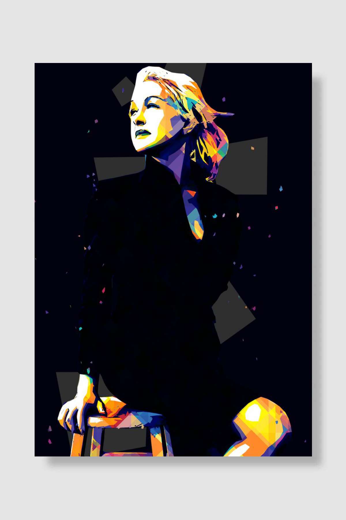 Cyndi Lauper Müzik Poster Çerçevesiz Yüksek Kalite Müzik Afiş Duvar Poster