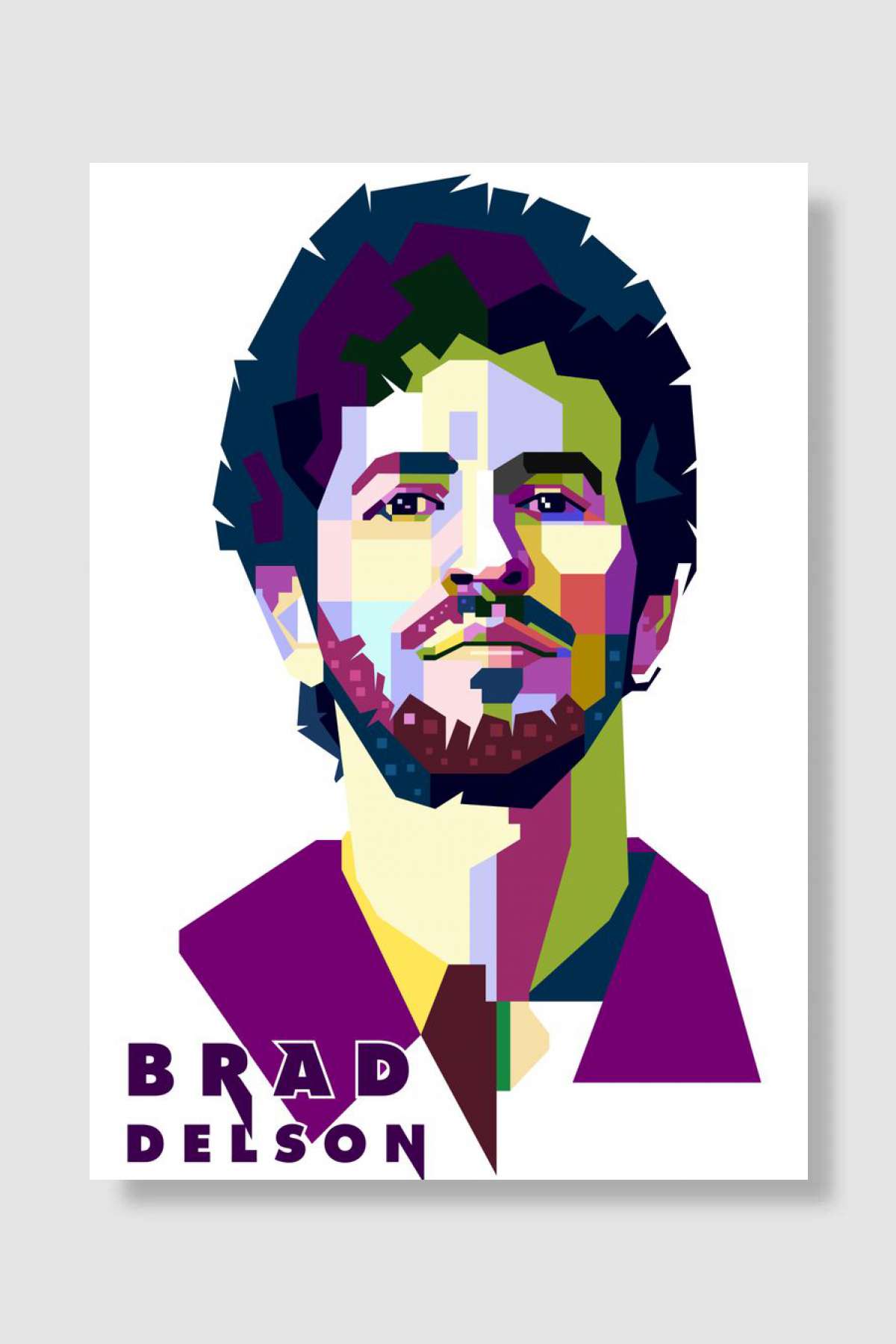 Brad Delson Müzik Poster Çerçevesiz Yüksek Kalite Müzik Afiş Duvar Poster