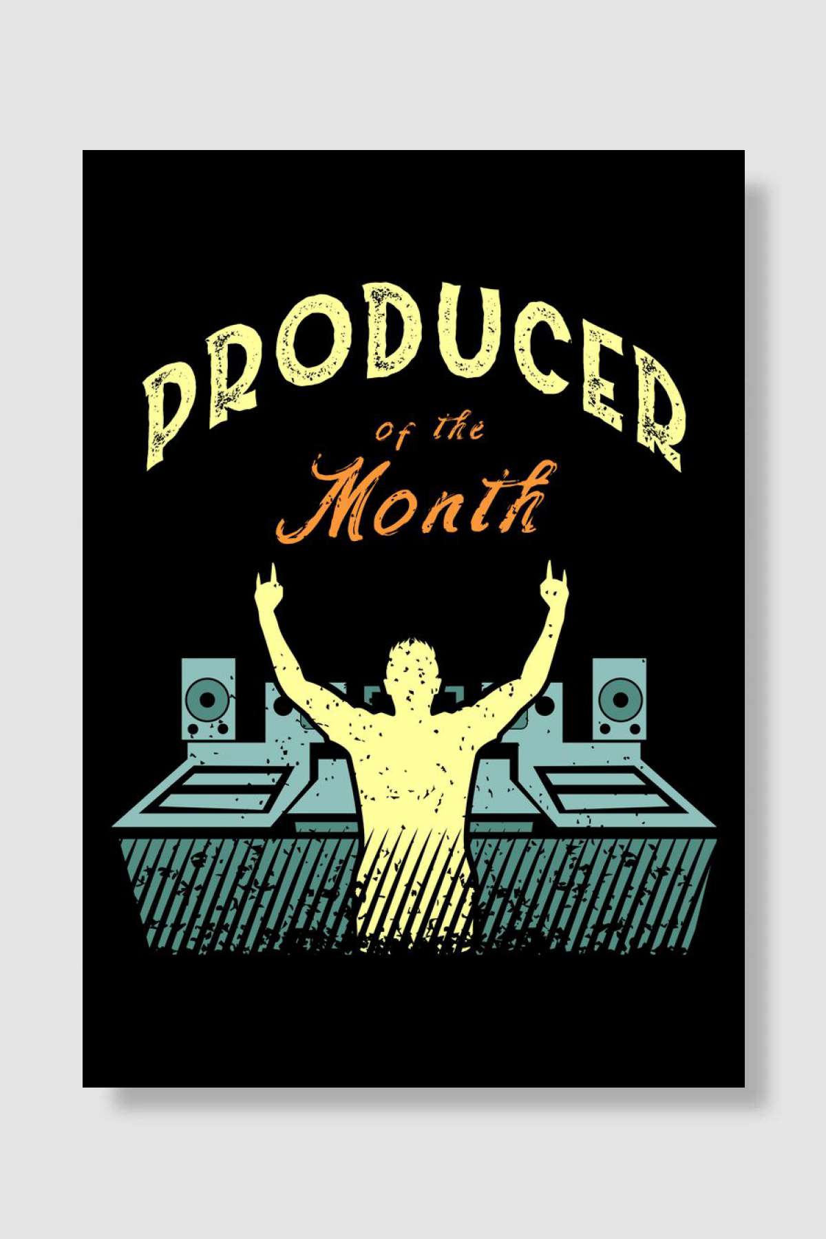 Beat Maker Music Producer Müzik Poster Çerçevesiz Yüksek Kalite Müzik Afiş Duvar Poster