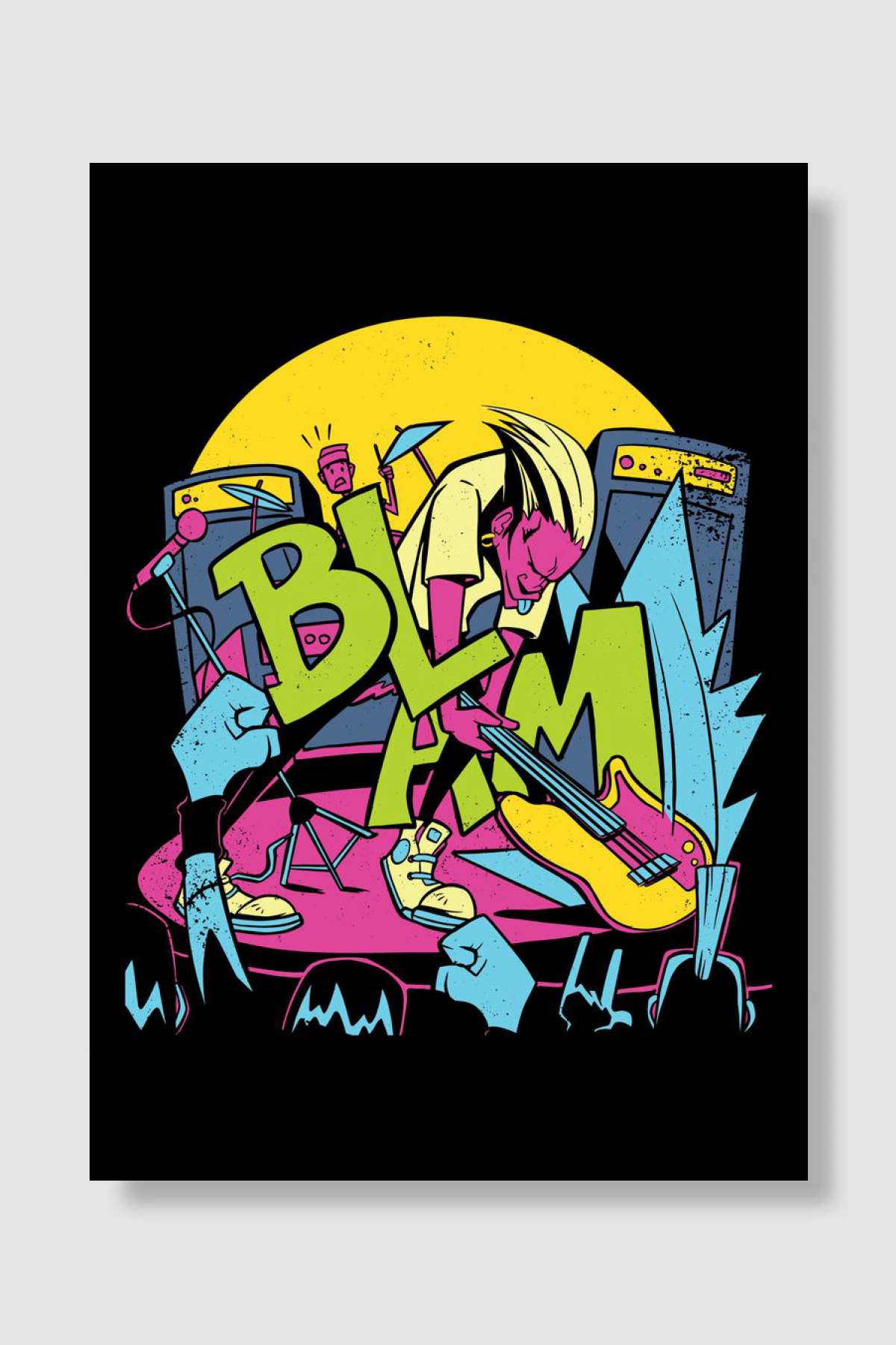 Rocker gift Müzik Poster Çerçevesiz Yüksek Kalite Müzik Afiş Duvar Poster