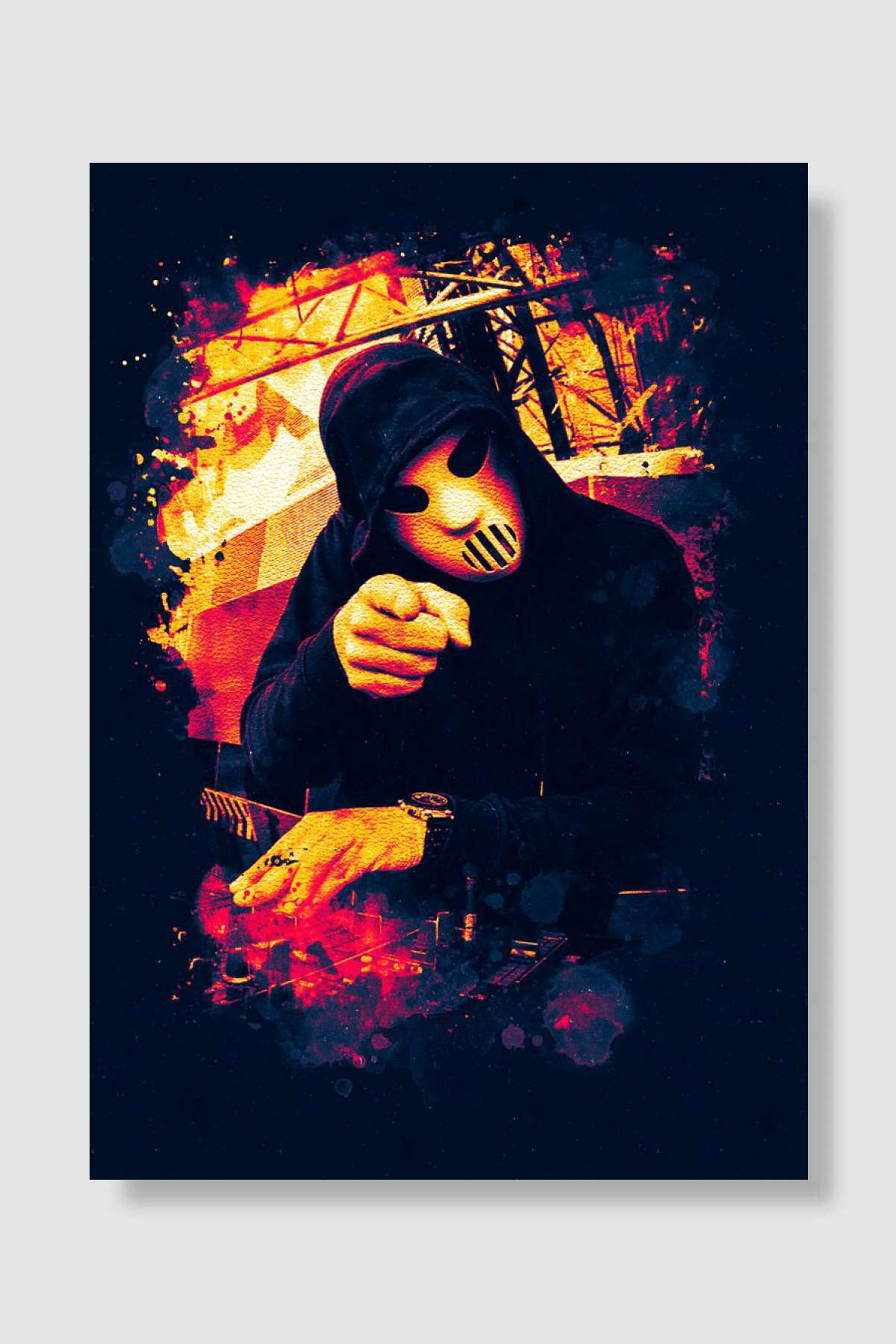 ANGERFIST Müzik Poster Çerçevesiz Yüksek Kalite Müzik Afiş Duvar Poster