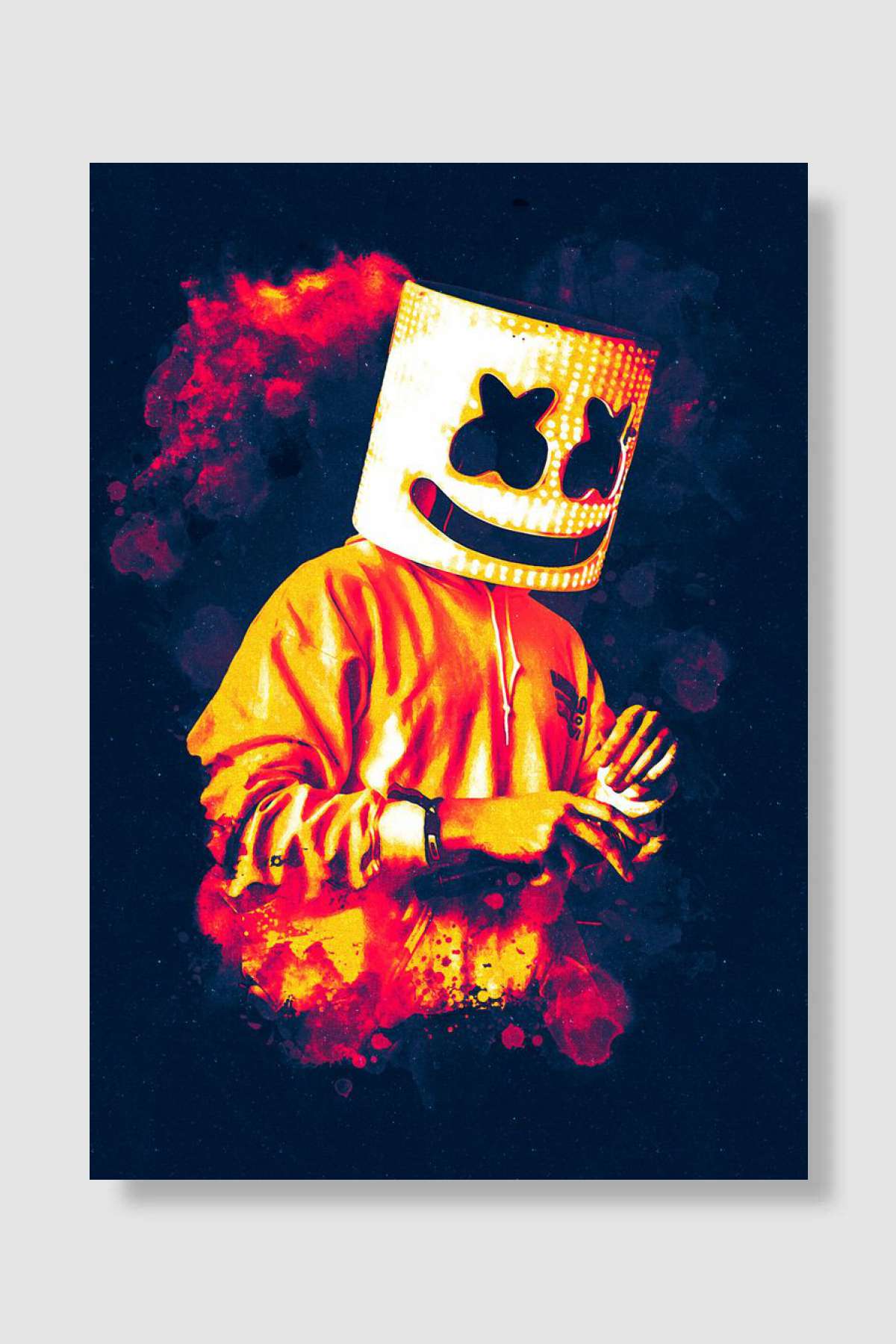 MARSHMELLO Müzik Poster Çerçevesiz Yüksek Kalite Müzik Afiş Duvar Poster
