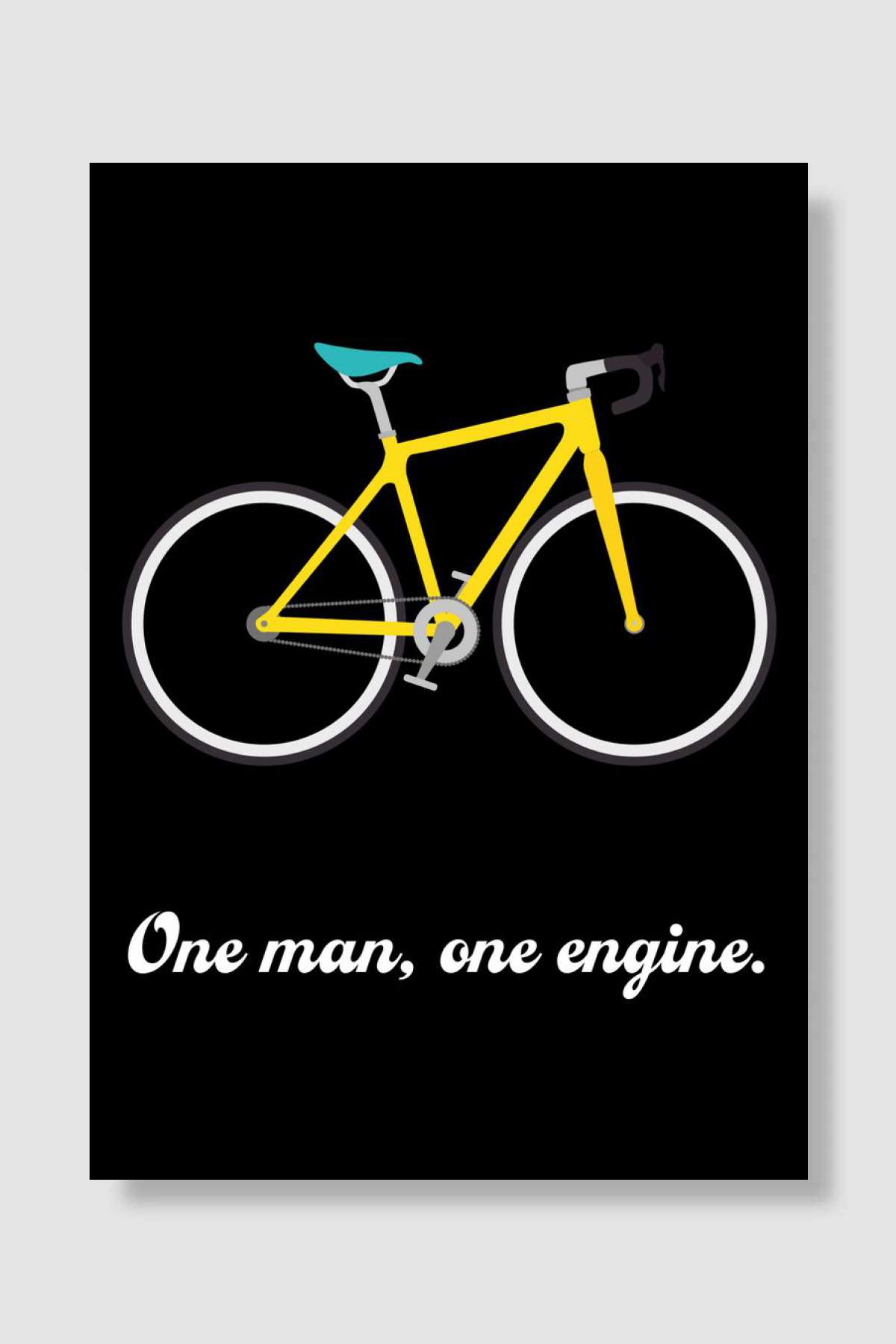 Bicycle mountain bike road Müzik Poster Çerçevesiz Yüksek Kalite Müzik Afiş Duvar Poster