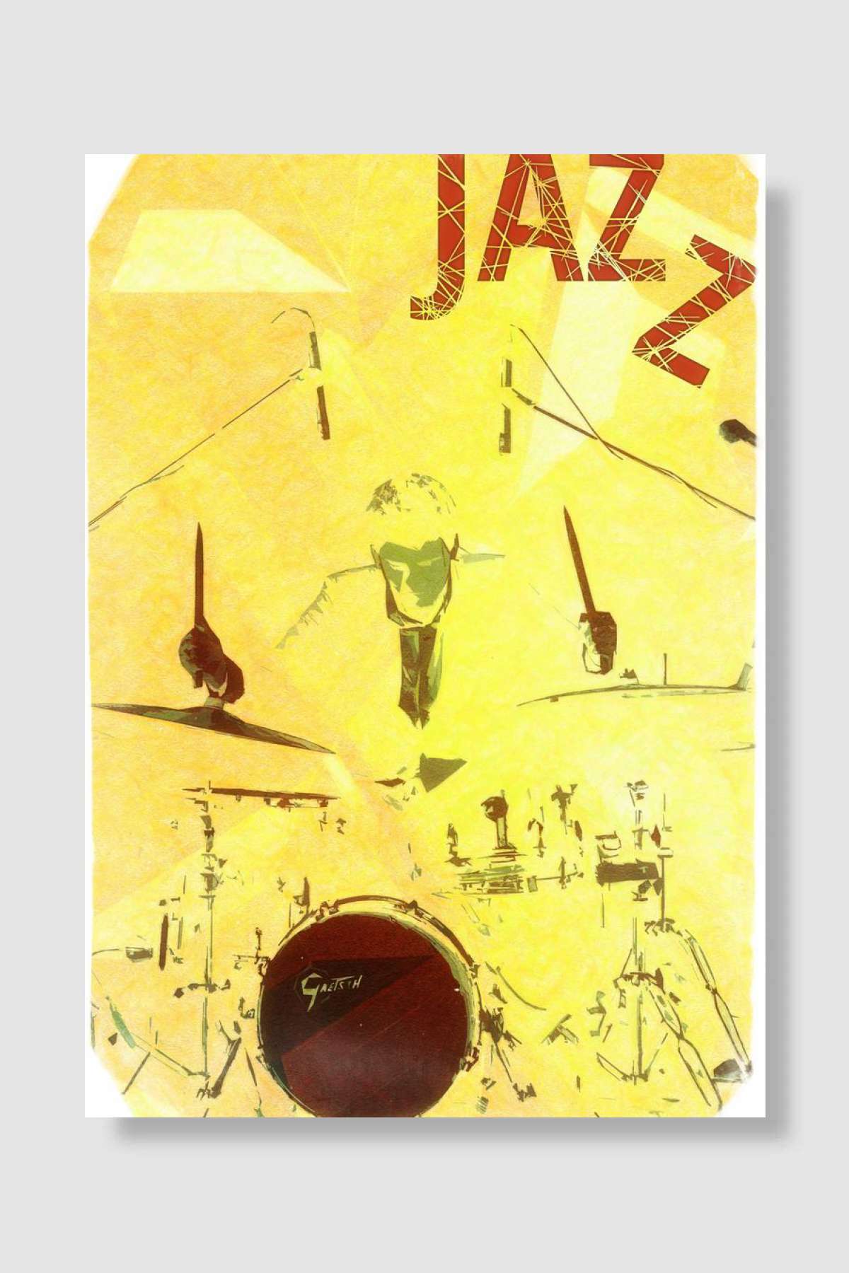 Jazz Poster Müzik Poster Çerçevesiz Yüksek Kalite Müzik Afiş Duvar Poster