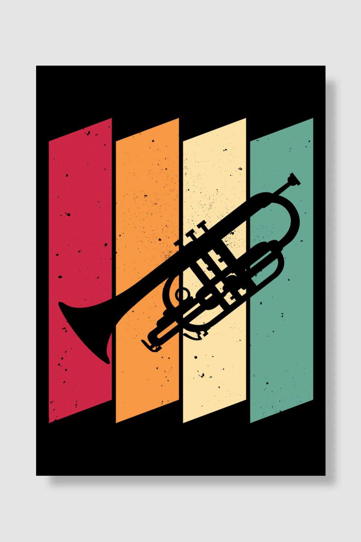 Retro Vintage Marching Müzik Poster Çerçevesiz Yüksek Kalite Müzik Afiş Duvar Poster