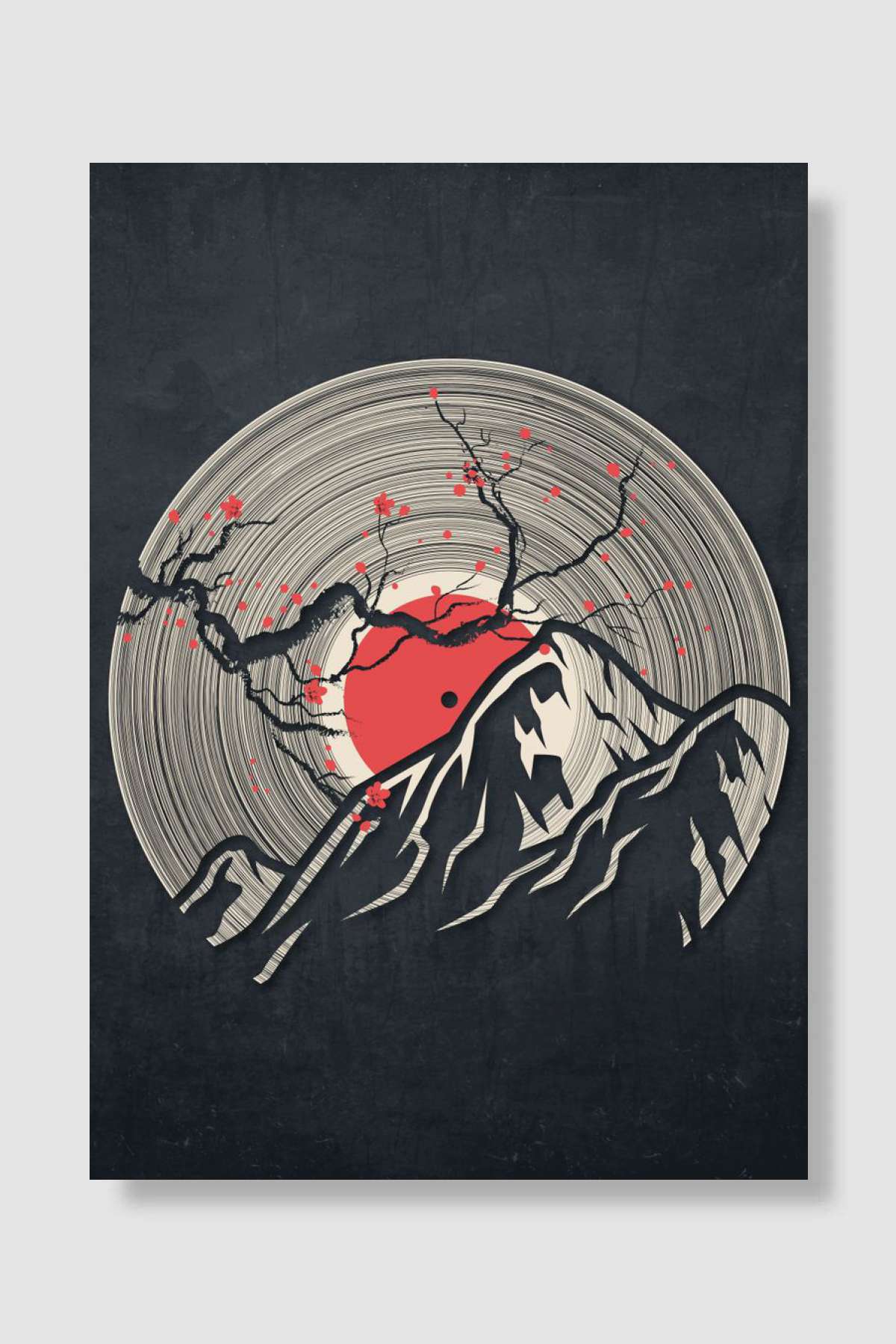 Forest Silence Vinyl Müzik Poster Çerçevesiz Yüksek Kalite Müzik Afiş Duvar Poster