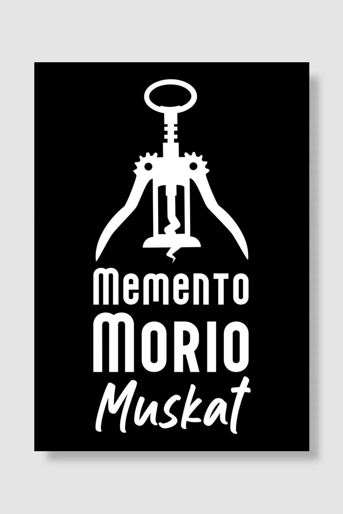 Memento Morio Muskat Wein Müzik Poster Çerçevesiz Yüksek Kalite Müzik Afiş Duvar Poster