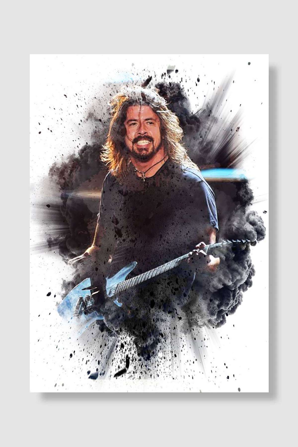 DAVE GROHL SING Müzik Poster Çerçevesiz Yüksek Kalite Müzik Afiş Duvar Poster