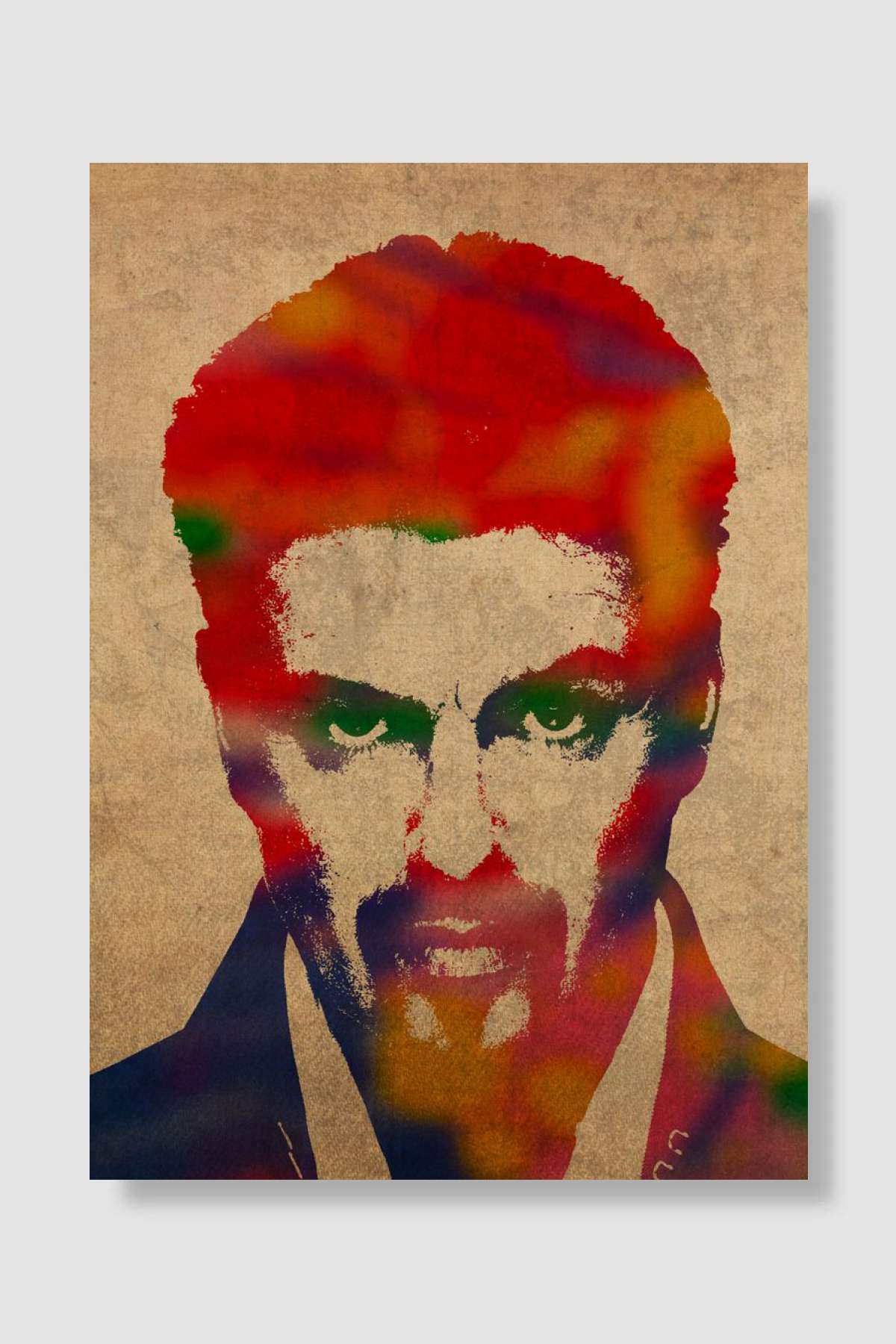 George Michael Watercolor Portrait Müzik Poster Çerçevesiz Yüksek Kalite Müzik Afiş Duvar Poster - En İyi Fiyatlarla
