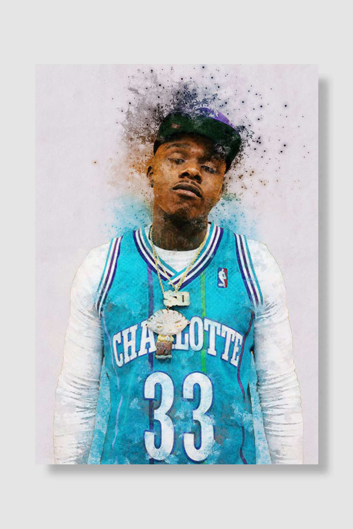 dababy Müzik Poster Çerçevesiz Yüksek Kalite Müzik Afiş Duvar Poster - En İyi Fiyatlarla