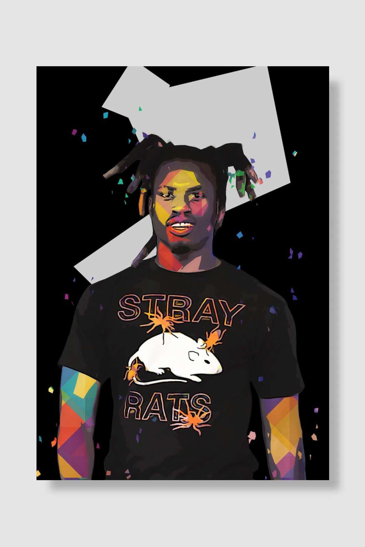 Denzel Curry Müzik Poster Çerçevesiz Yüksek Kalite Müzik Afiş Duvar Poster