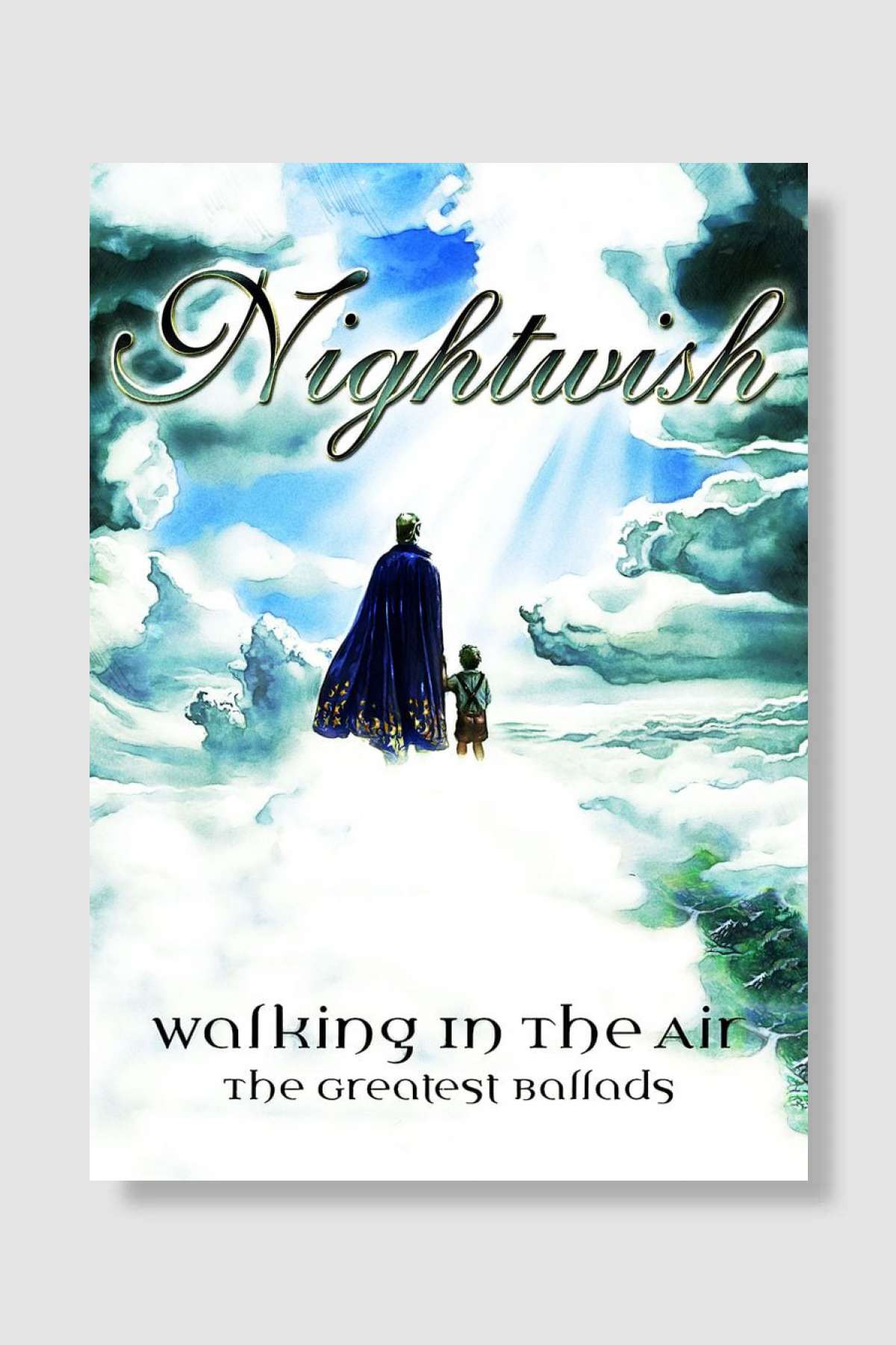 Nightwish Müzik Poster Çerçevesiz Yüksek Kalite Müzik Afiş Duvar Poster