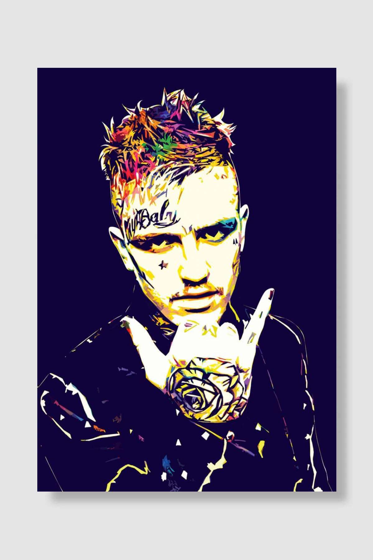 Lil Peep Müzik Poster Çerçevesiz Yüksek Kalite Müzik Afiş Duvar Poster - En İyi Fiyatlarla
