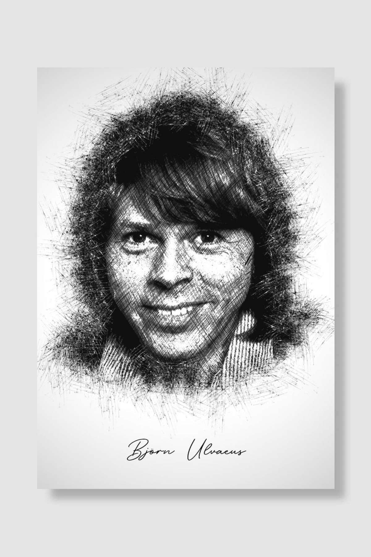 Bjrn Ulvaeus ABBA Müzik Poster Çerçevesiz Yüksek Kalite Müzik Afiş Duvar Poster