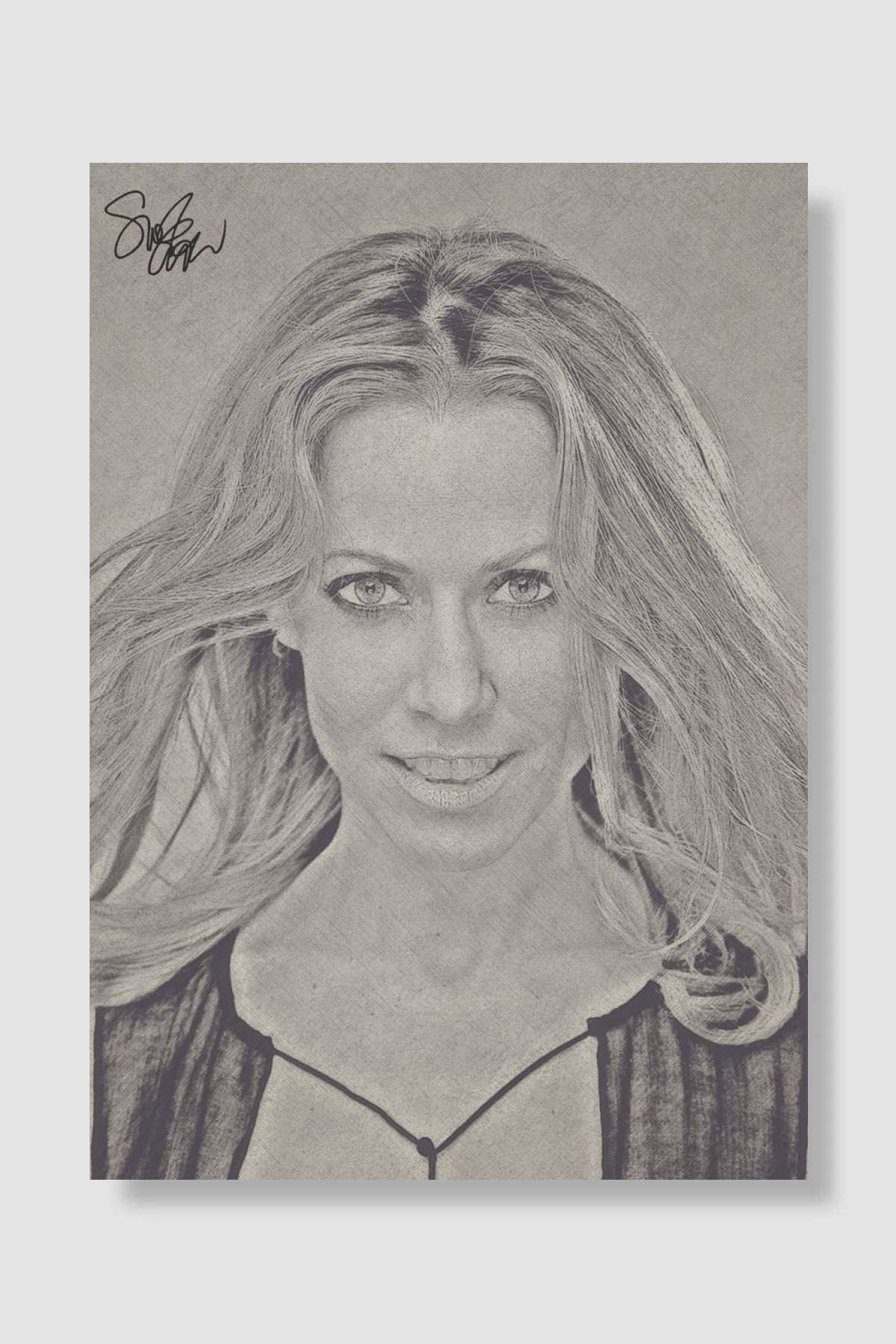 Sheryl Crow Müzik Poster Çerçevesiz Yüksek Kalite Müzik Afiş Duvar Poster