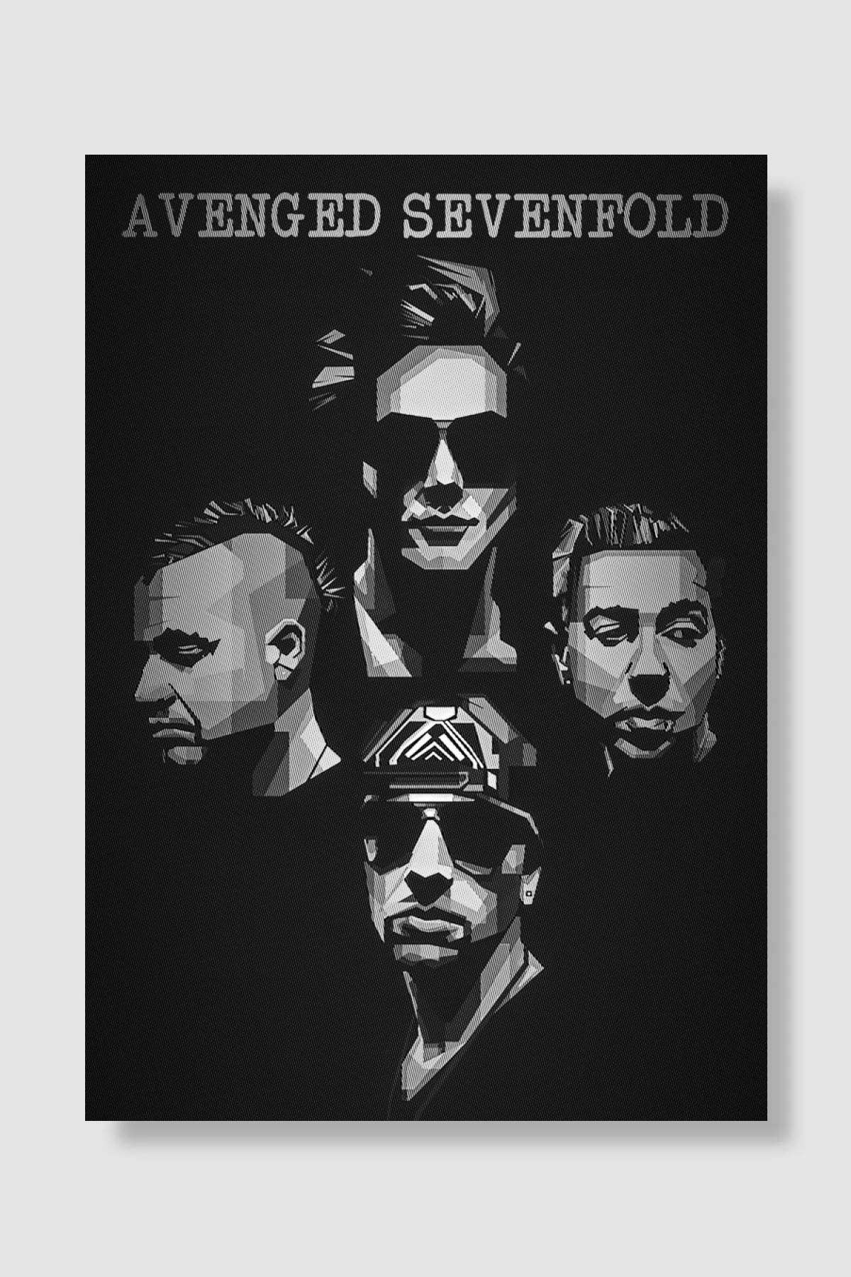 Avenged Sevenfold Müzik Poster Çerçevesiz Yüksek Kalite Müzik Afiş Duvar Poster - En İyi Fiyatlarla
