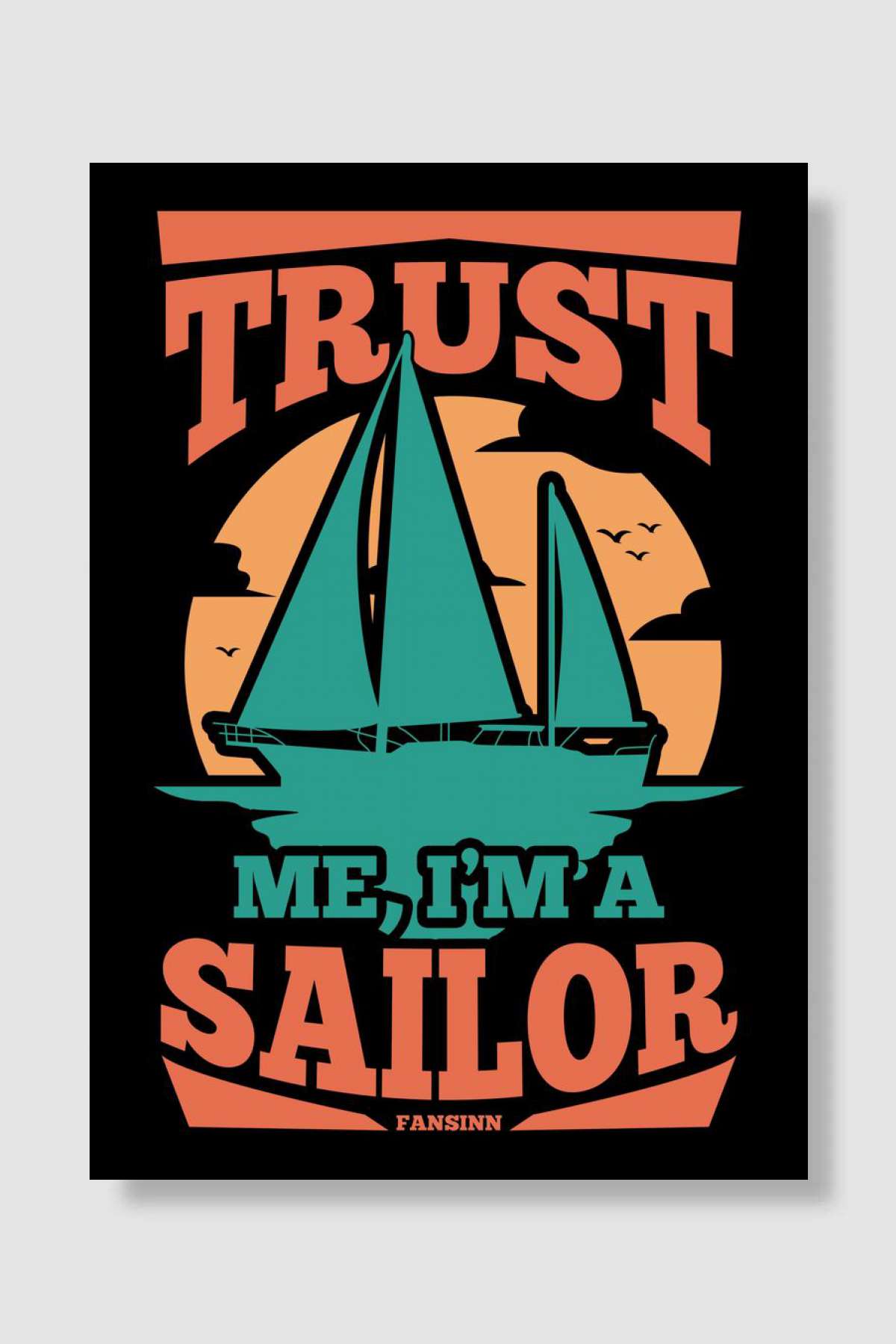 Sailor Müzik Poster Çerçevesiz Yüksek Kalite Müzik Afiş Duvar Poster