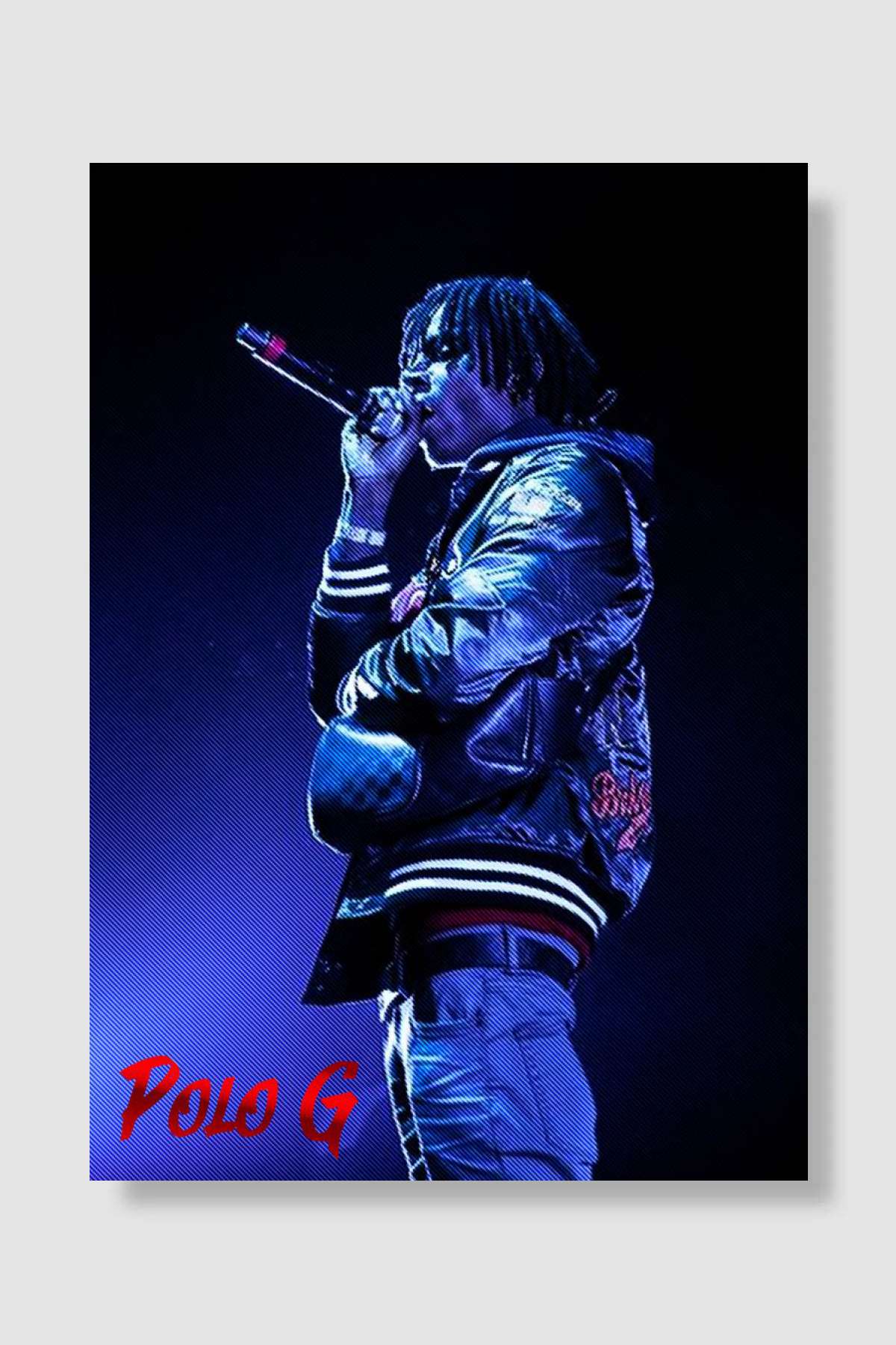Polo G Rapper Müzik Poster Çerçevesiz Yüksek Kalite Müzik Afiş Duvar Poster