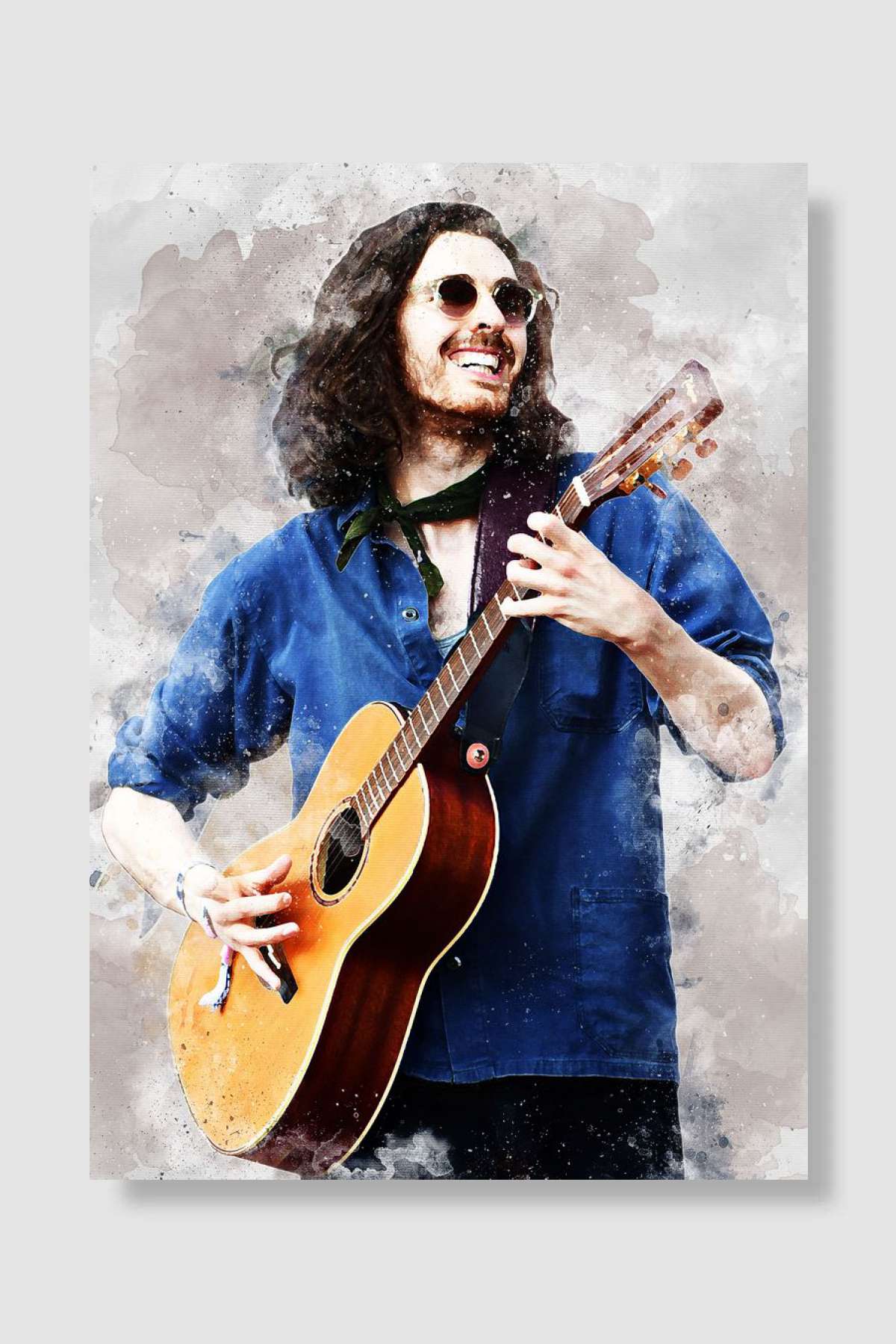 Hozier Müzik Poster Çerçevesiz Yüksek Kalite Müzik Afiş Duvar Poster