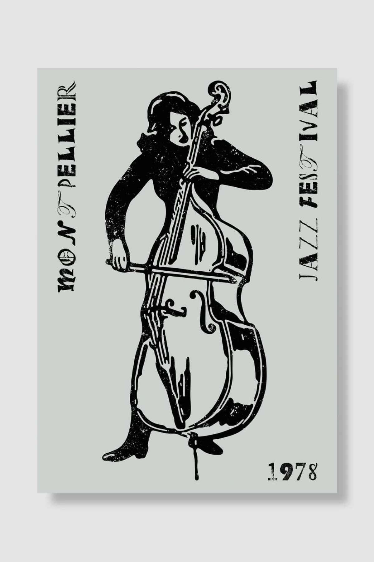 Montpellier Jazz Festival Müzik Poster Çerçevesiz Yüksek Kalite Müzik Afiş Duvar Poster