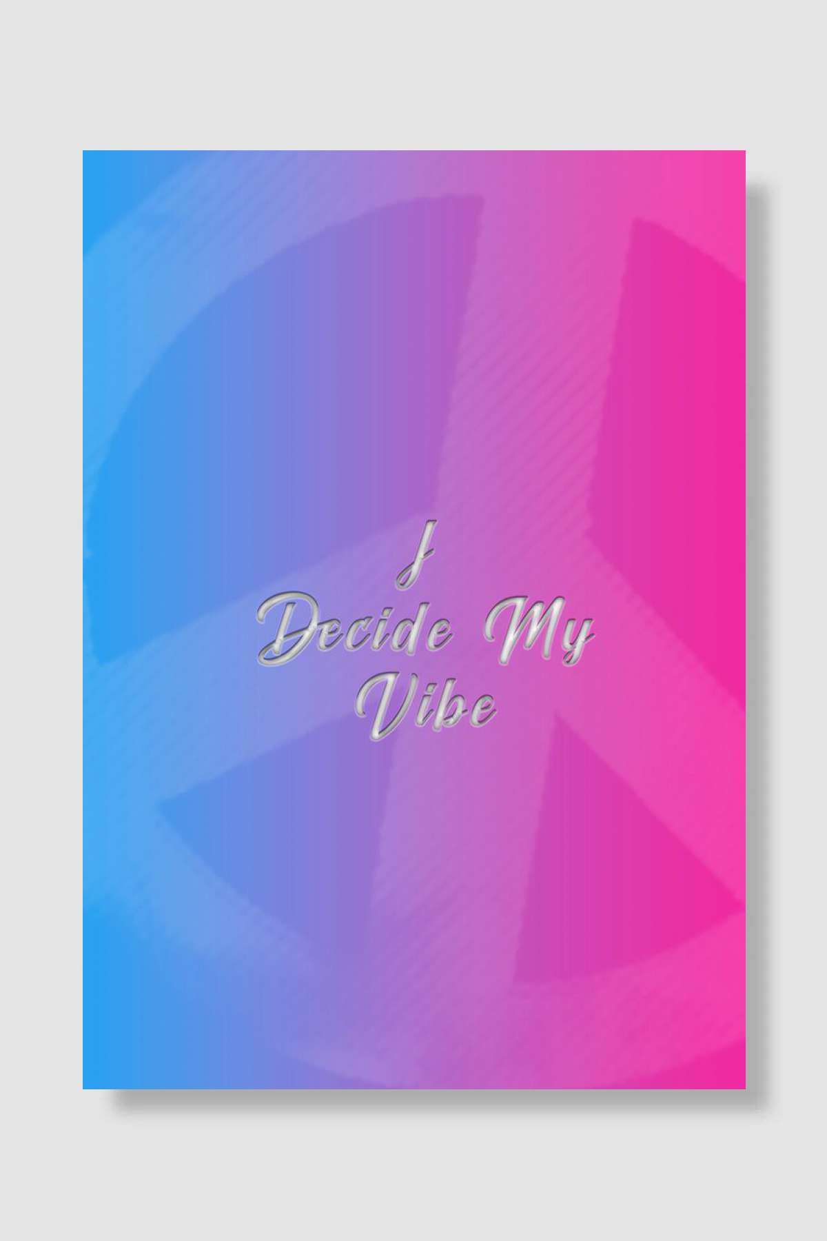 My Vibe Müzik Poster Çerçevesiz Yüksek Kalite Müzik Afiş Duvar Poster